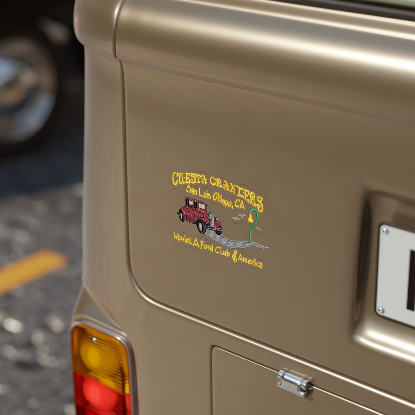 Cuesta Crankers MAFCA Transparent Outdoor Stickers, Die-Cut, 1pc