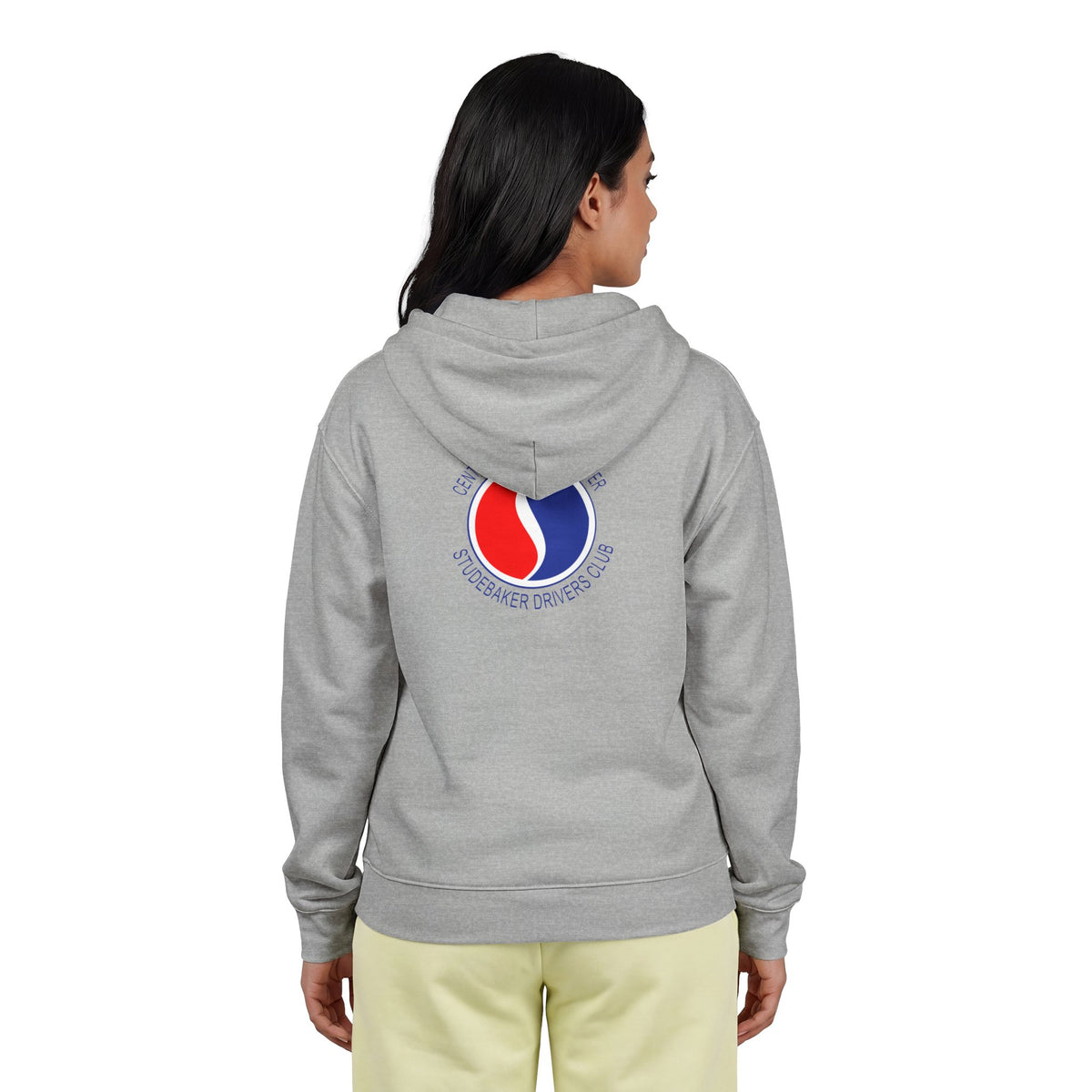 Central Oklahoma Chapter Studebaker Drivers Club Zip Hoodie — Front and Back Logos