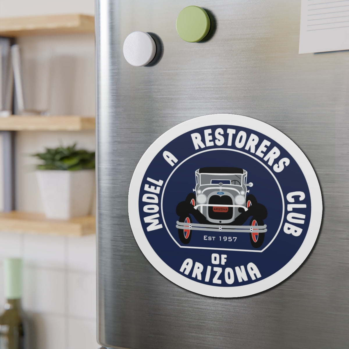 Model A Restorers Club of Arizona Die-Cut Magnet - Great for your car trailer!
