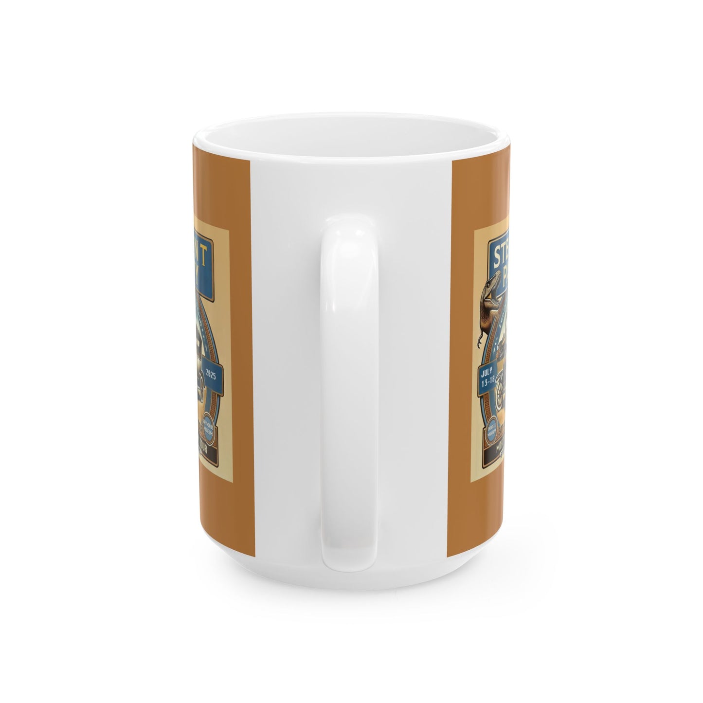 Foothills Model T Ford Club STEAM'N T PARTY Ceramic Mug - Perfect for Coffee Lovers and Gift Giving