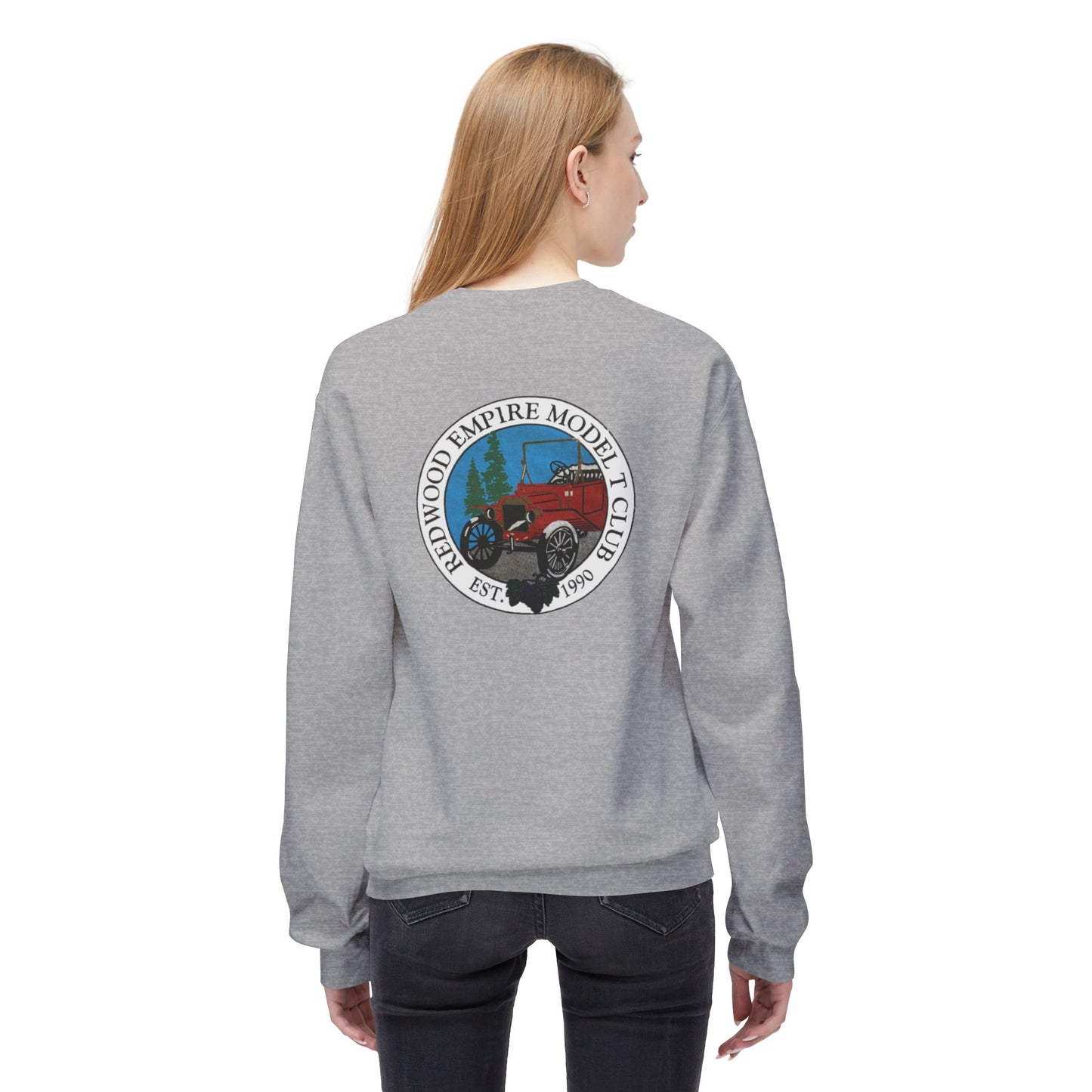 Redwood Empire Model T Club Sweatshirt - Softstyle Crewneck for Classic Car Enthusiasts