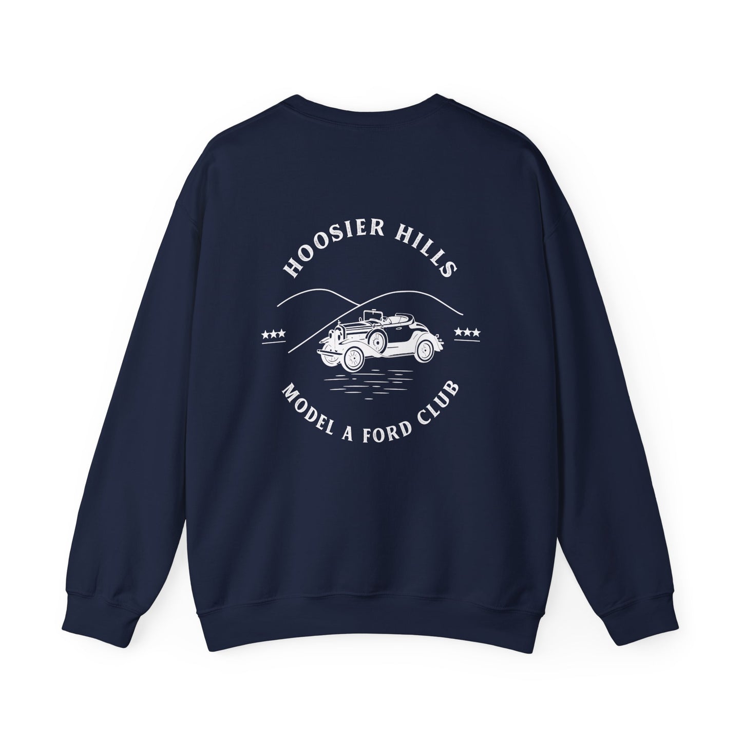 Hoosier Hills Model A Ford Club Unisex Heavy Blend™ Crewneck Sweatshirt