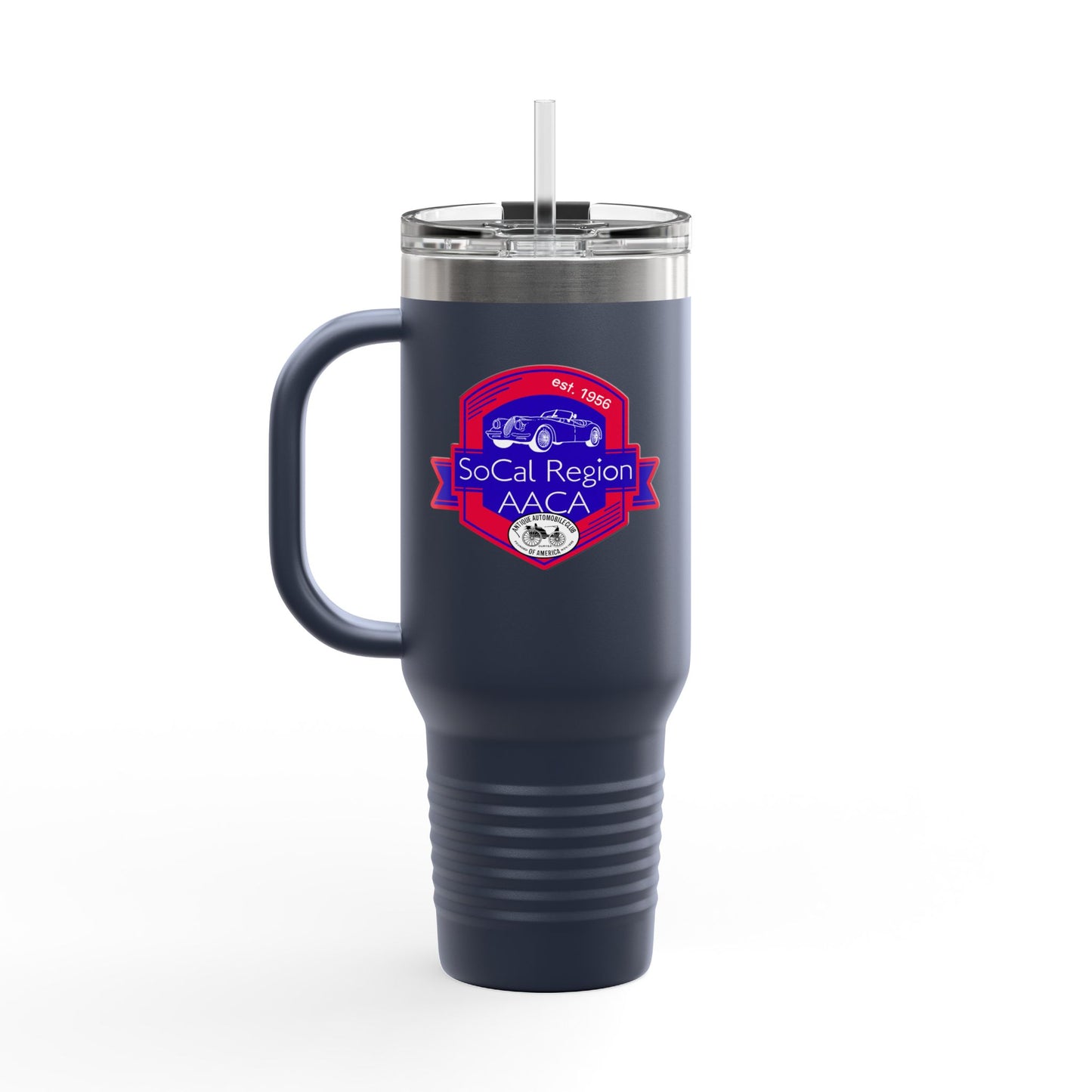 SoCal Region AACA Insulated Travel Mug - 40oz with Straw