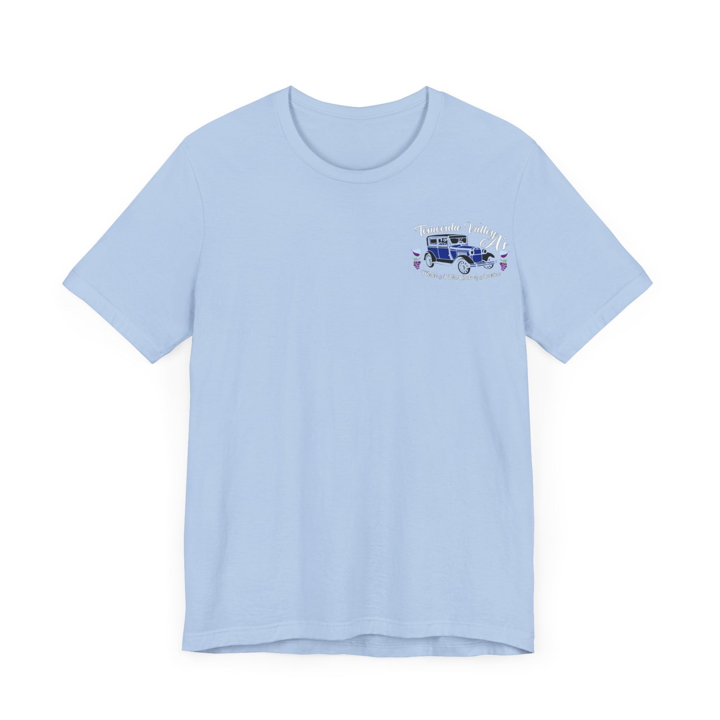 Temecula Valley A's (front and back print) Unisex Jersey Short Sleeve Tee