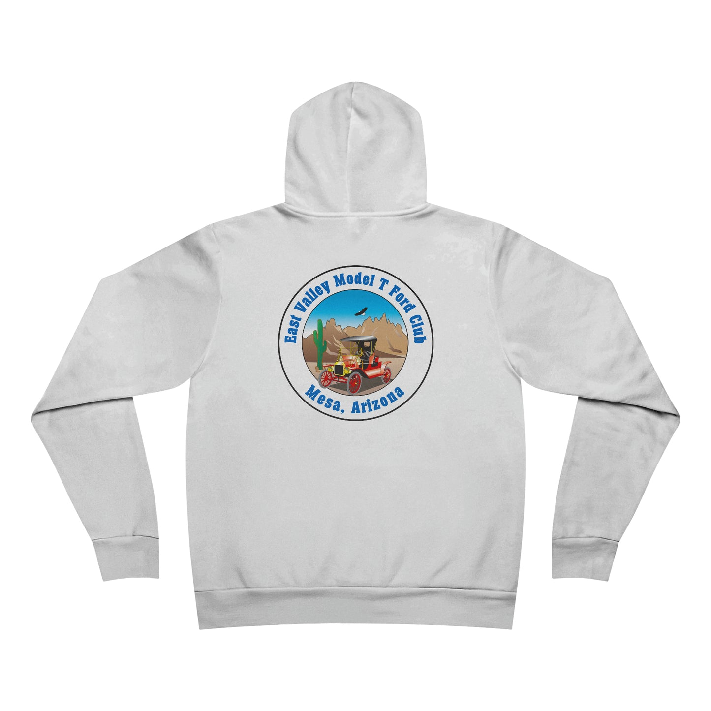 East Valley Model T Ford Club Unisex Sponge Fleece Pullover Hoodie