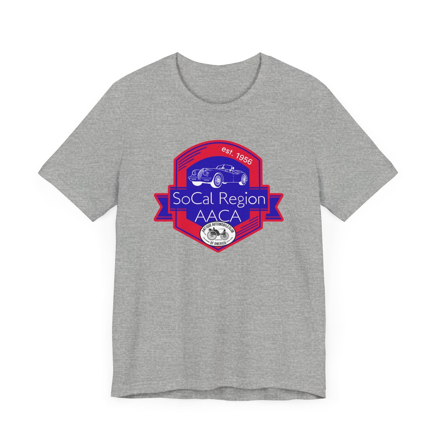 SoCal Region AACA Vintage Car Tee - Unisex Short Sleeve T-Shirt
