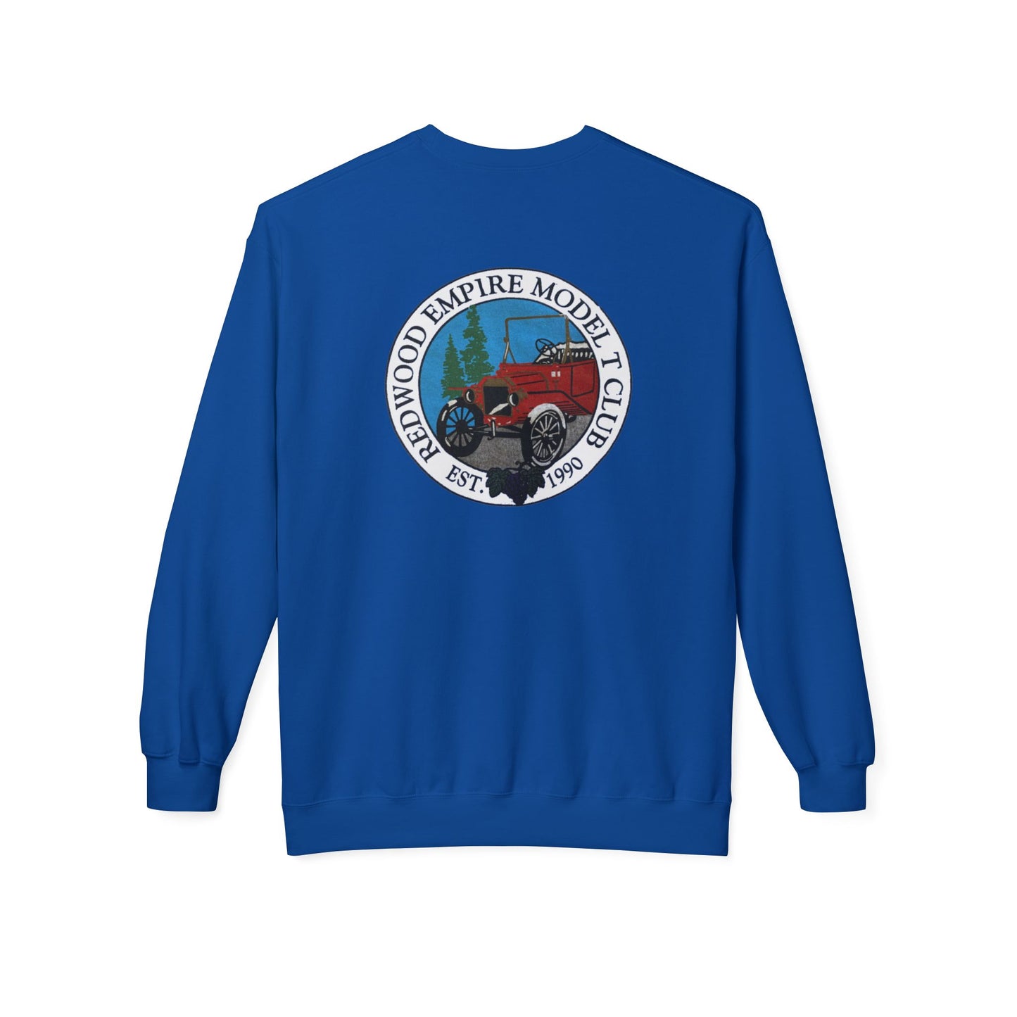 Redwood Empire Model T Club Sweatshirt - Softstyle Crewneck for Classic Car Enthusiasts
