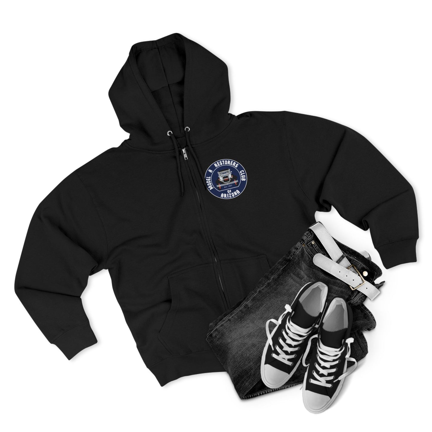 MARC of Arizona Unisex Zip Hoodie - Model A Restorers Club Arizona