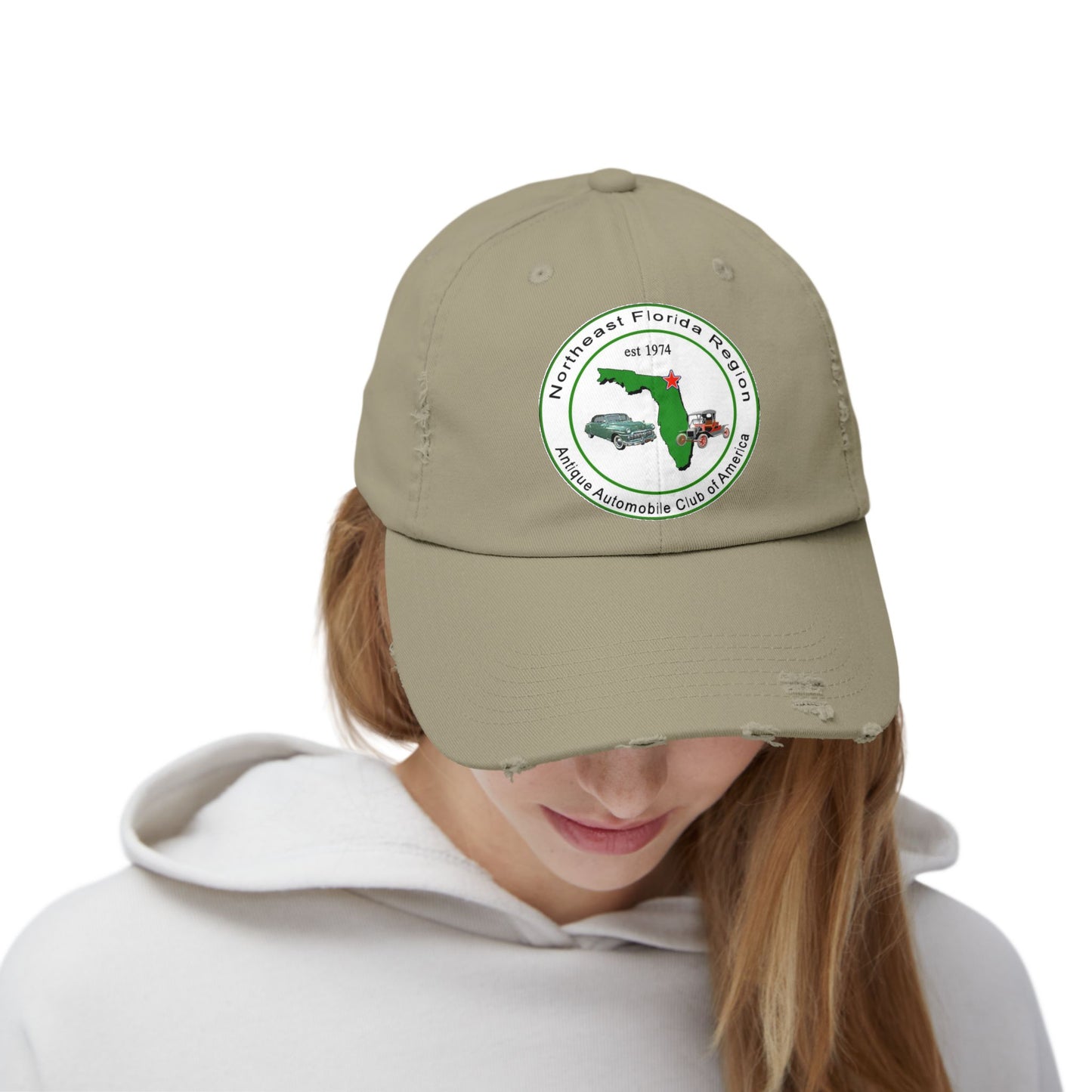 Northeast Florida Region AACA Unisex Distressed Cap