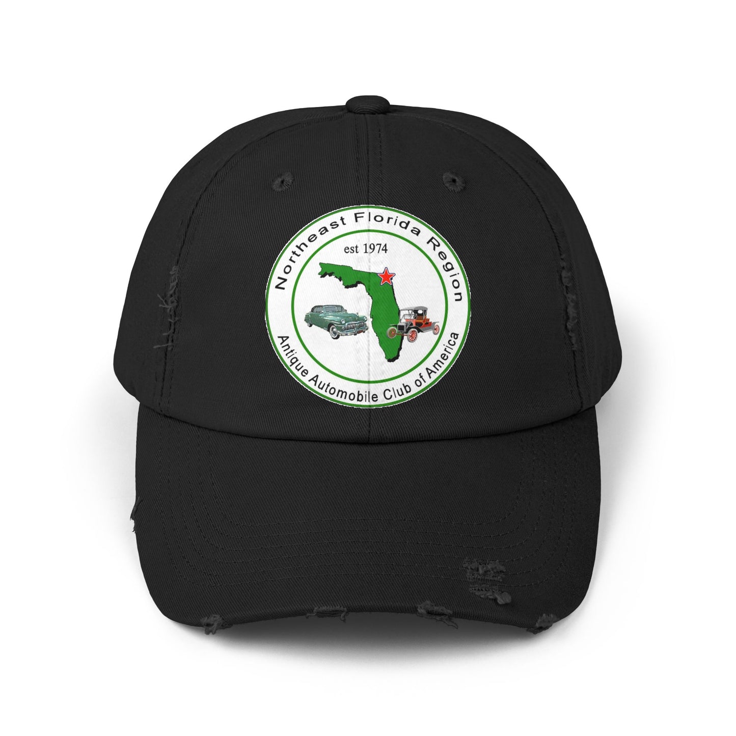 Northeast Florida Region AACA Unisex Distressed Cap
