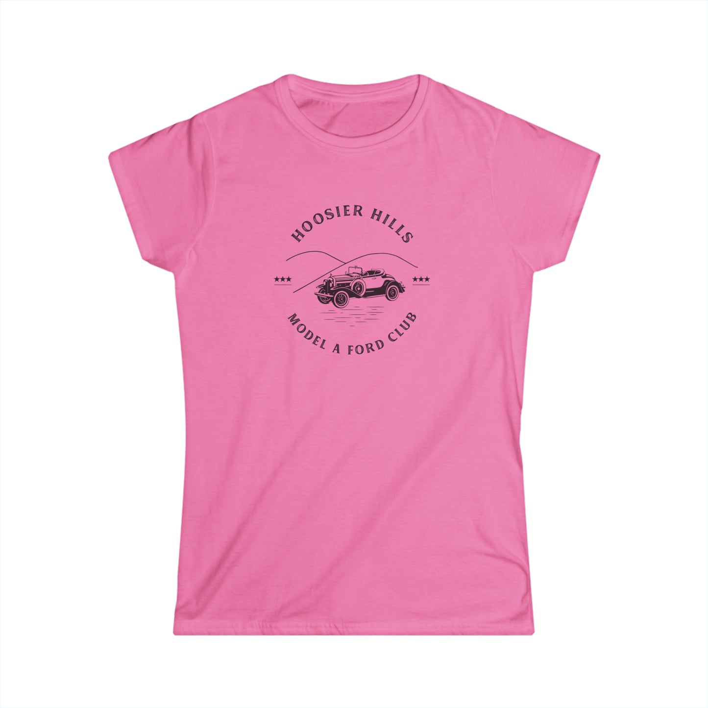 Hoosier Hills Model A Ford Club Women's Softstyle Tee