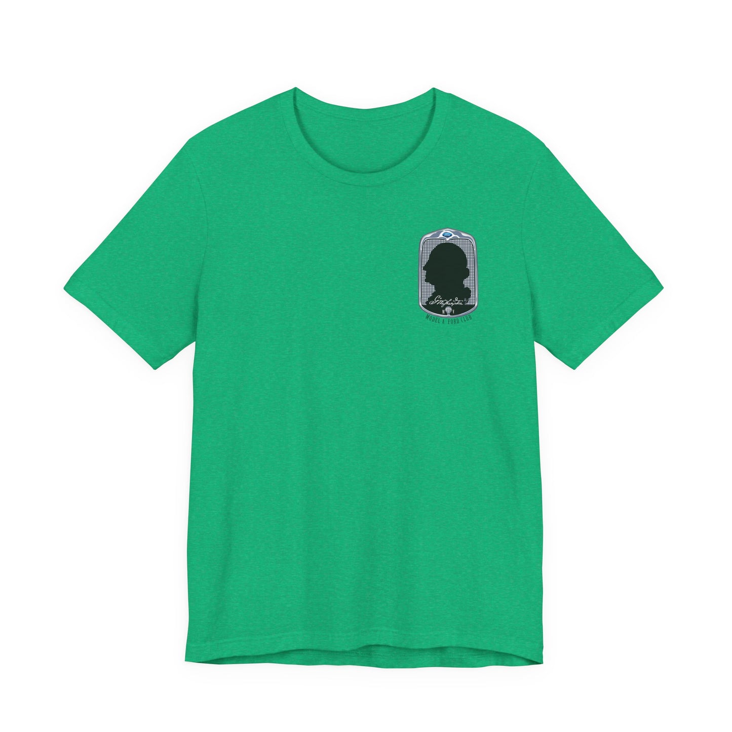 George Washington Model A Ford Club (front and back black logo) Unisex Jersey Short Sleeve Tee