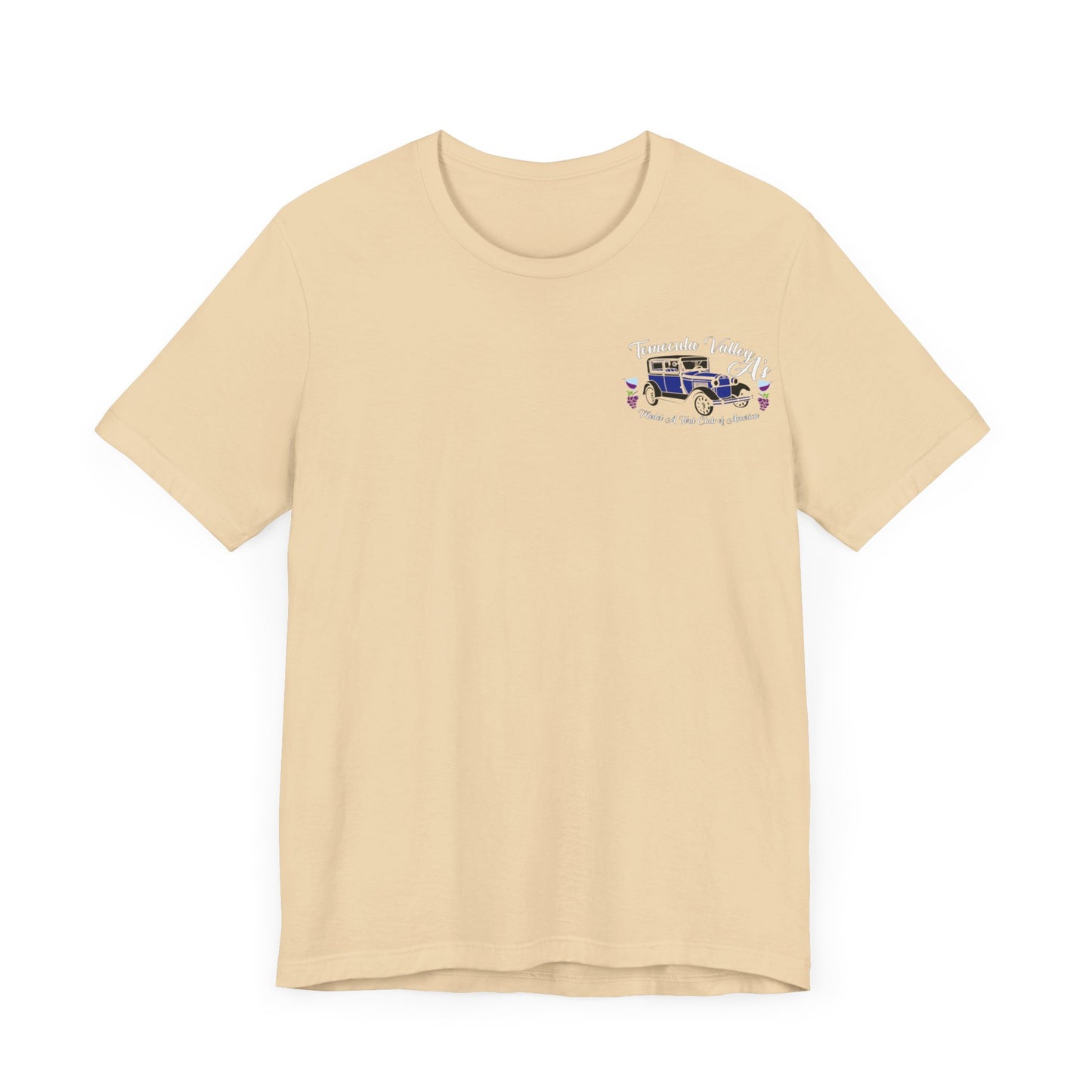 Temecula Valley A's (front and back print) Unisex Jersey Short Sleeve Tee
