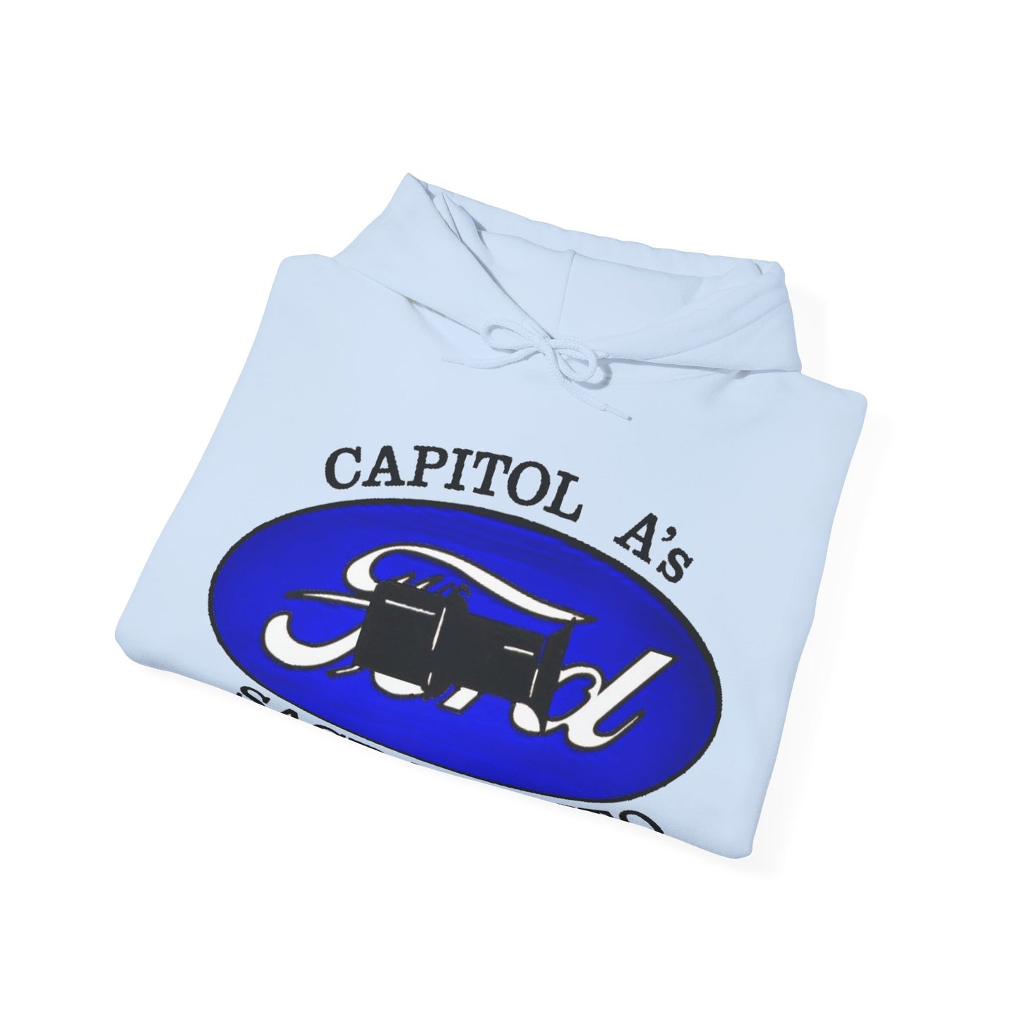 Capitol A's (front print) Unisex Heavy Blend™ Hooded Sweatshirt