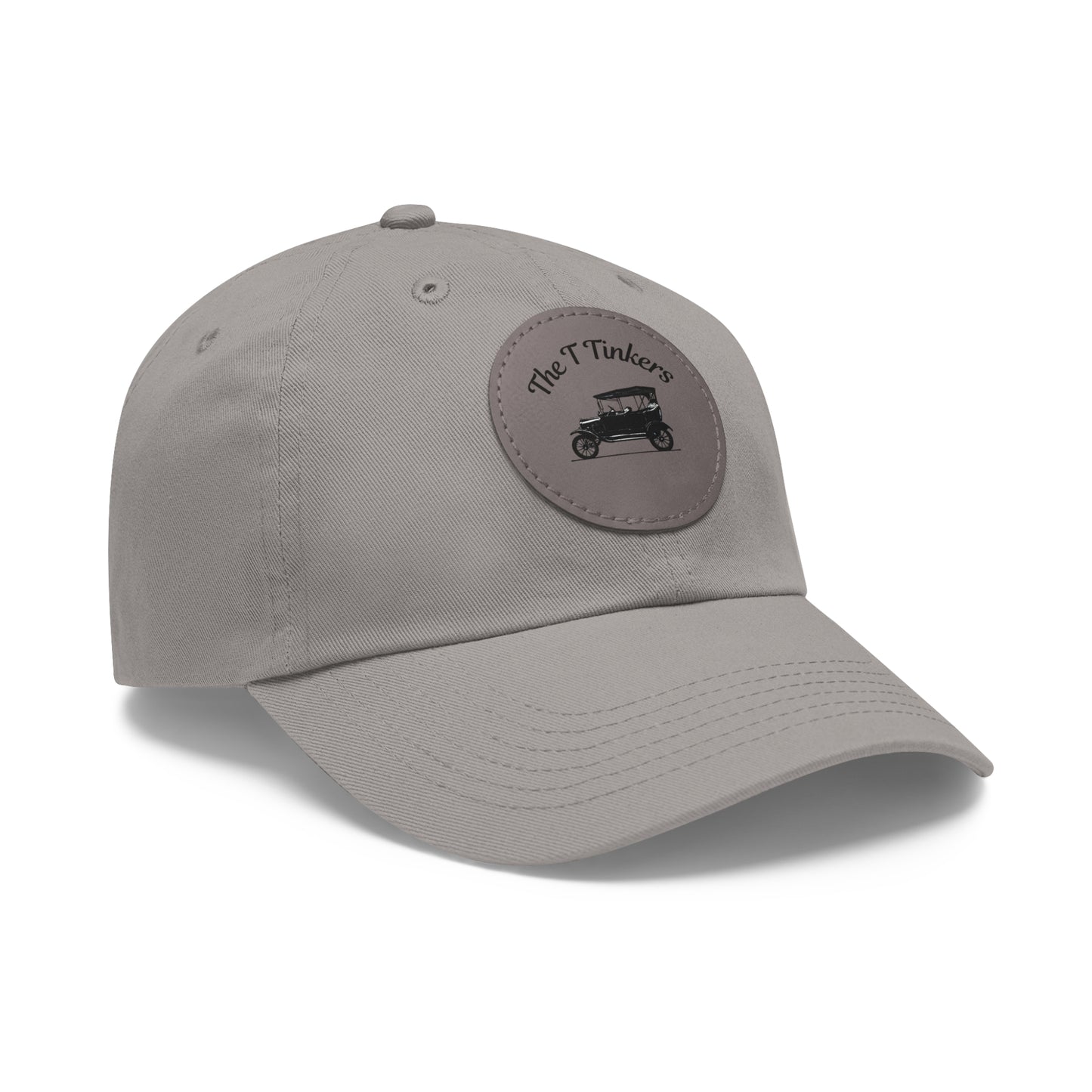 The T Tinkers of Southern NJ - Dad Hat with Leather Patch (Round)