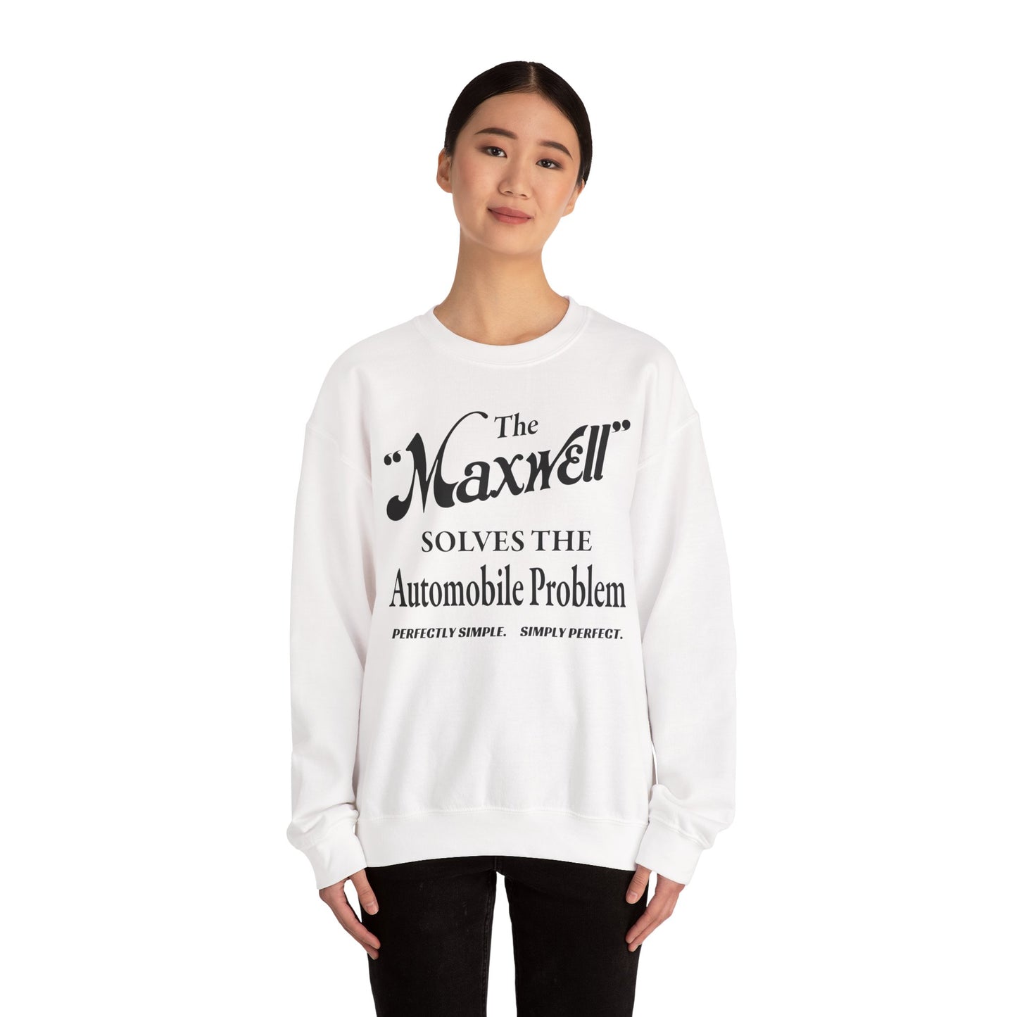 Maxwell Briscoe Motor Club - Sweatshirt, Unisex Crewneck Pullover, Retro Car Lover Gift, Cozy Casual Wear, Perfect for Car Shows