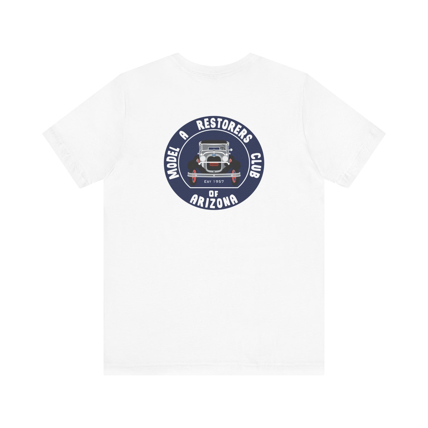 MARC of Arizona (front and back logos) Unisex Jersey Tee - Classic Car Enthusiast Shirt
