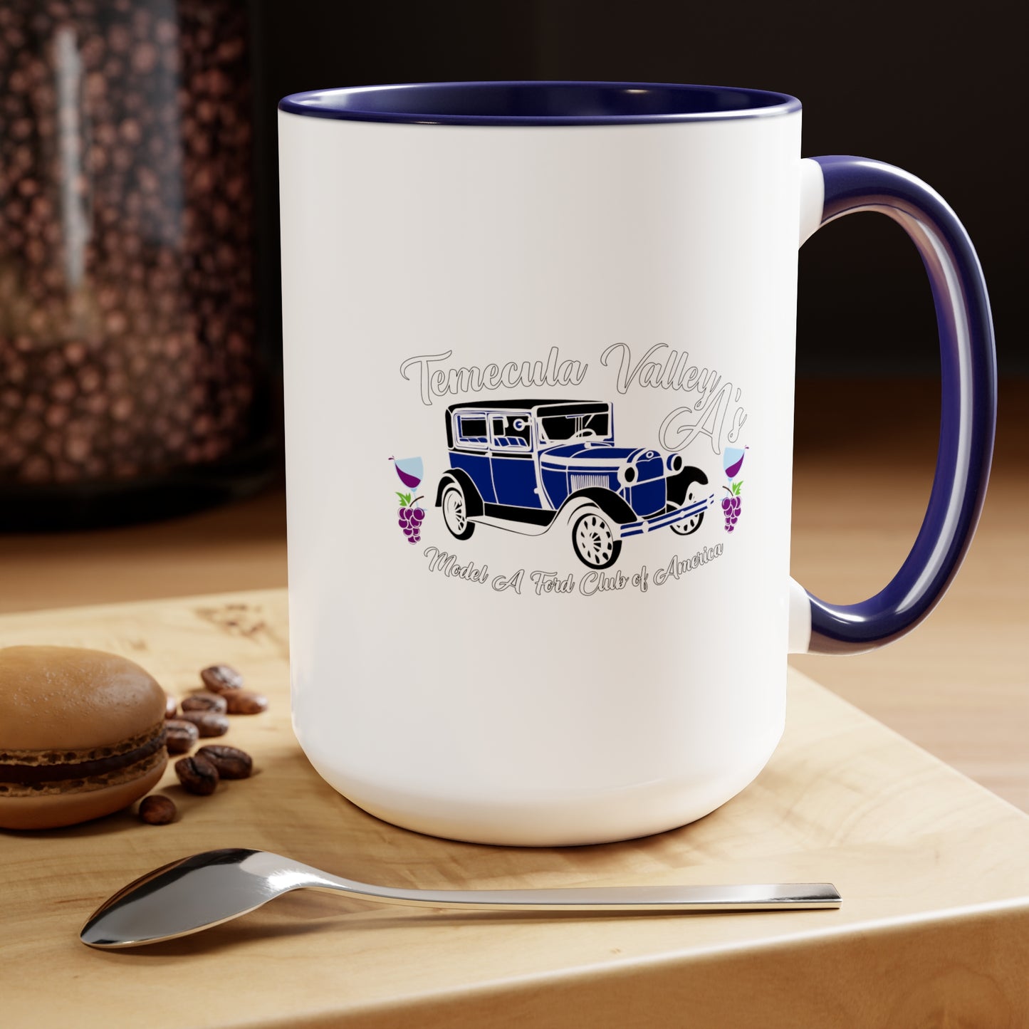 Temecula Valley A's Two-Tone Coffee Mugs, 15oz