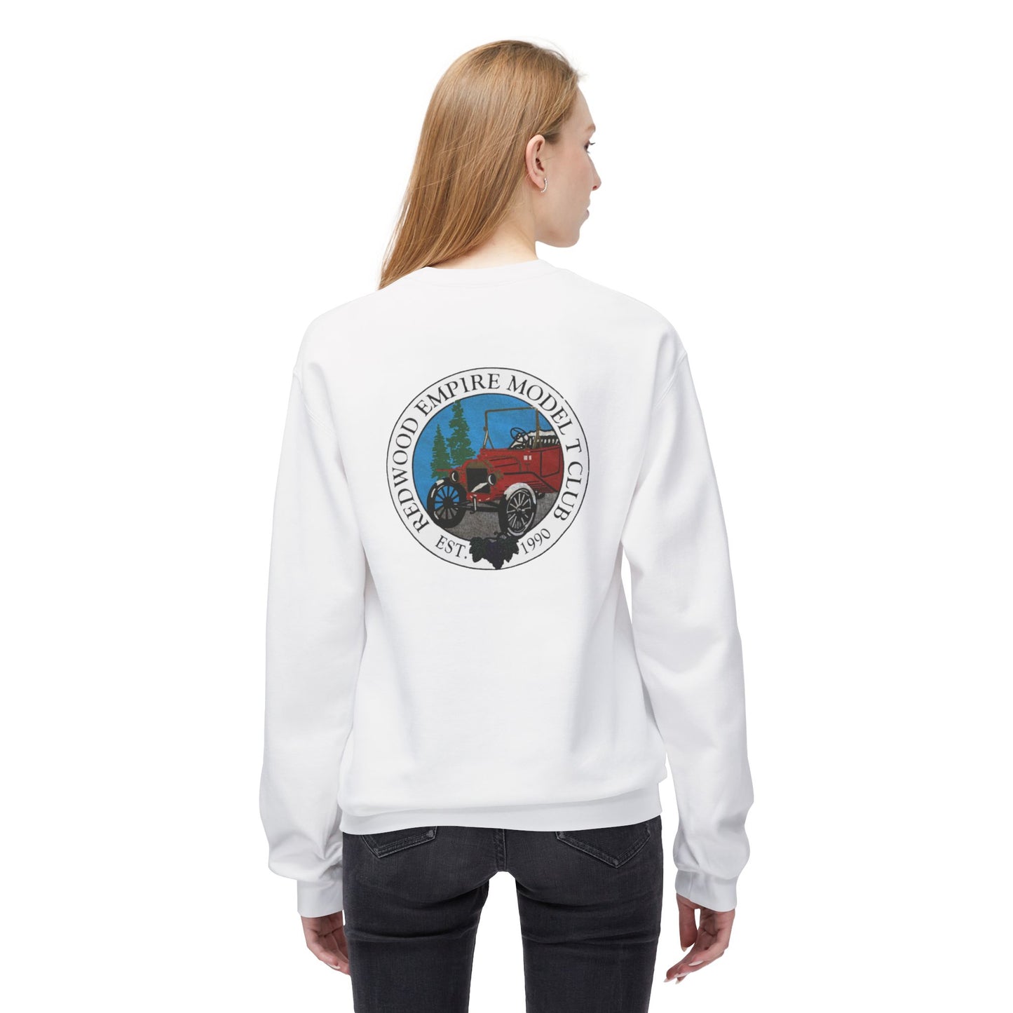 Redwood Empire Model T Club Sweatshirt - Softstyle Crewneck for Classic Car Enthusiasts