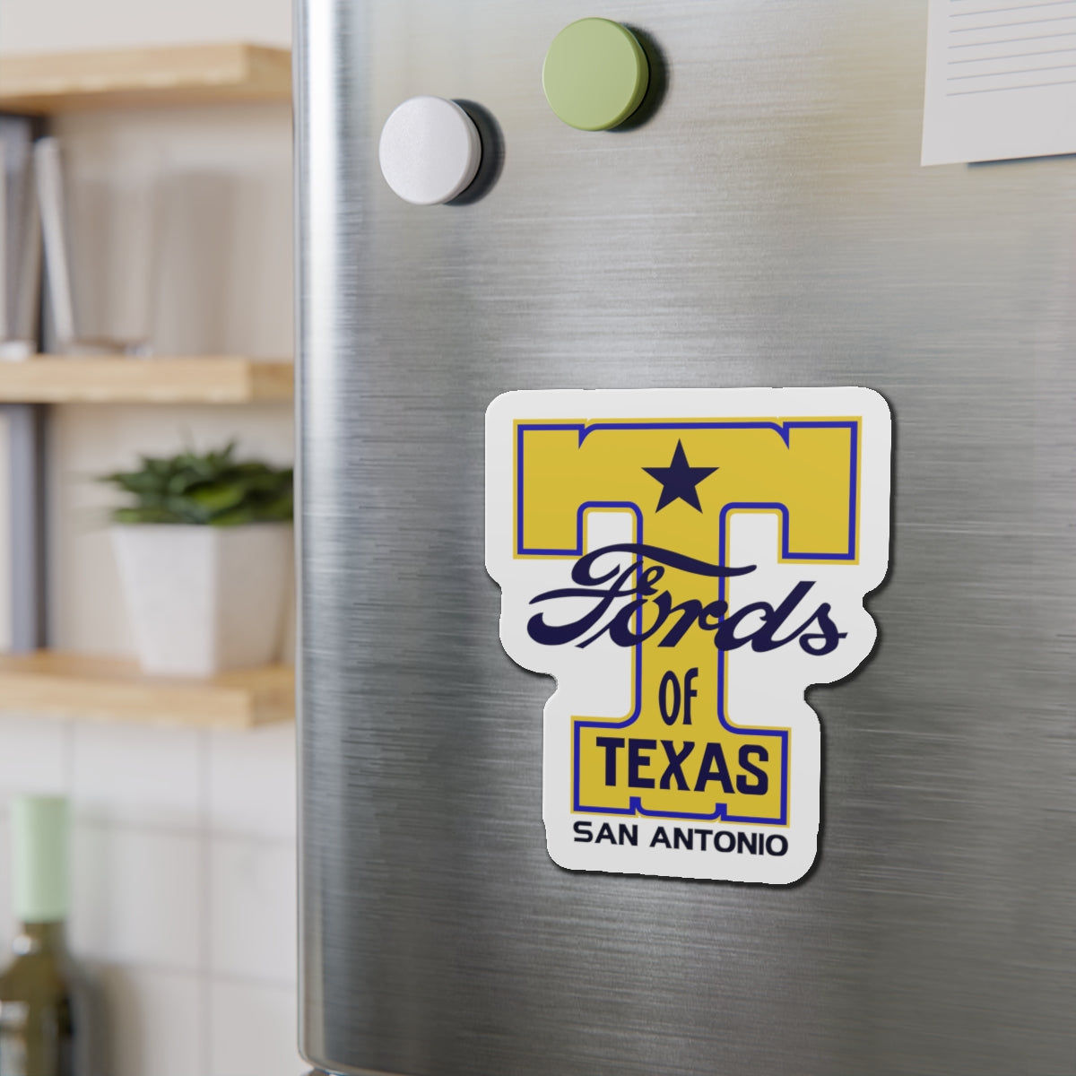T Fords of Texas Die-Cut Magnets