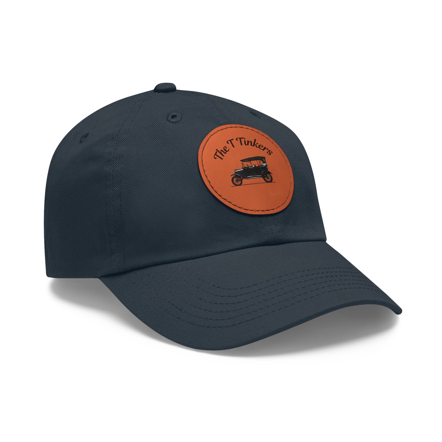 The T Tinkers of Southern NJ - Dad Hat with Leather Patch (Round)