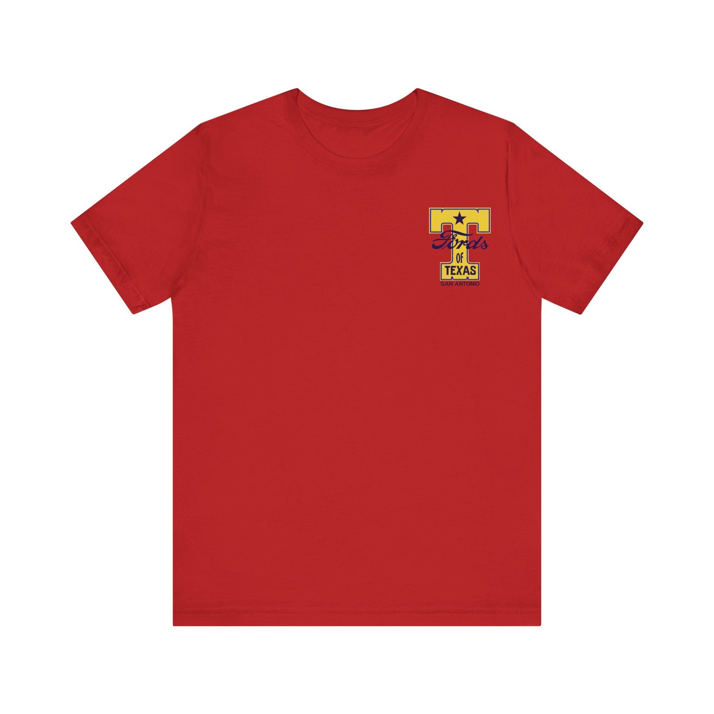 T Fords of Texas (front and back print) Unisex Jersey Short Sleeve Tee
