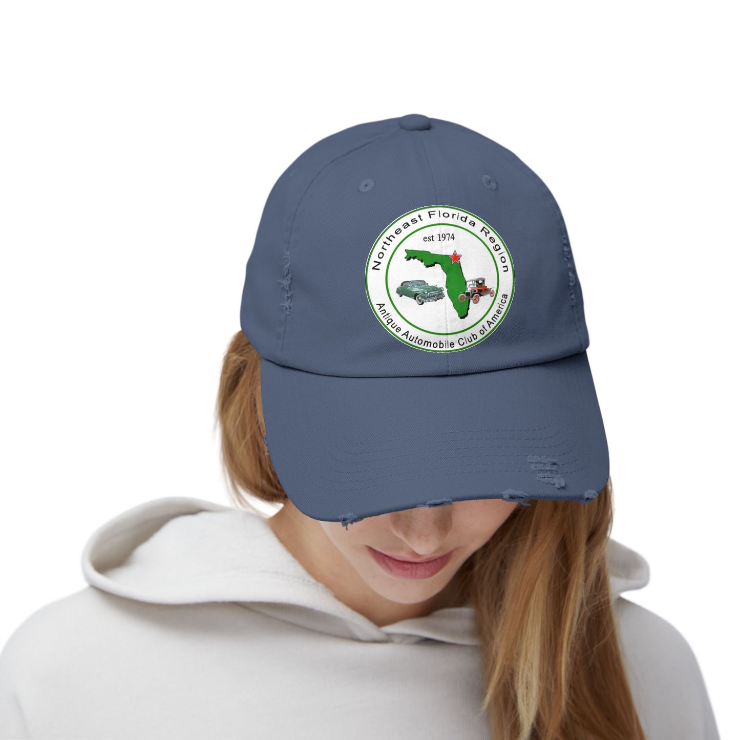 Northeast Florida Region AACA Unisex Distressed Cap