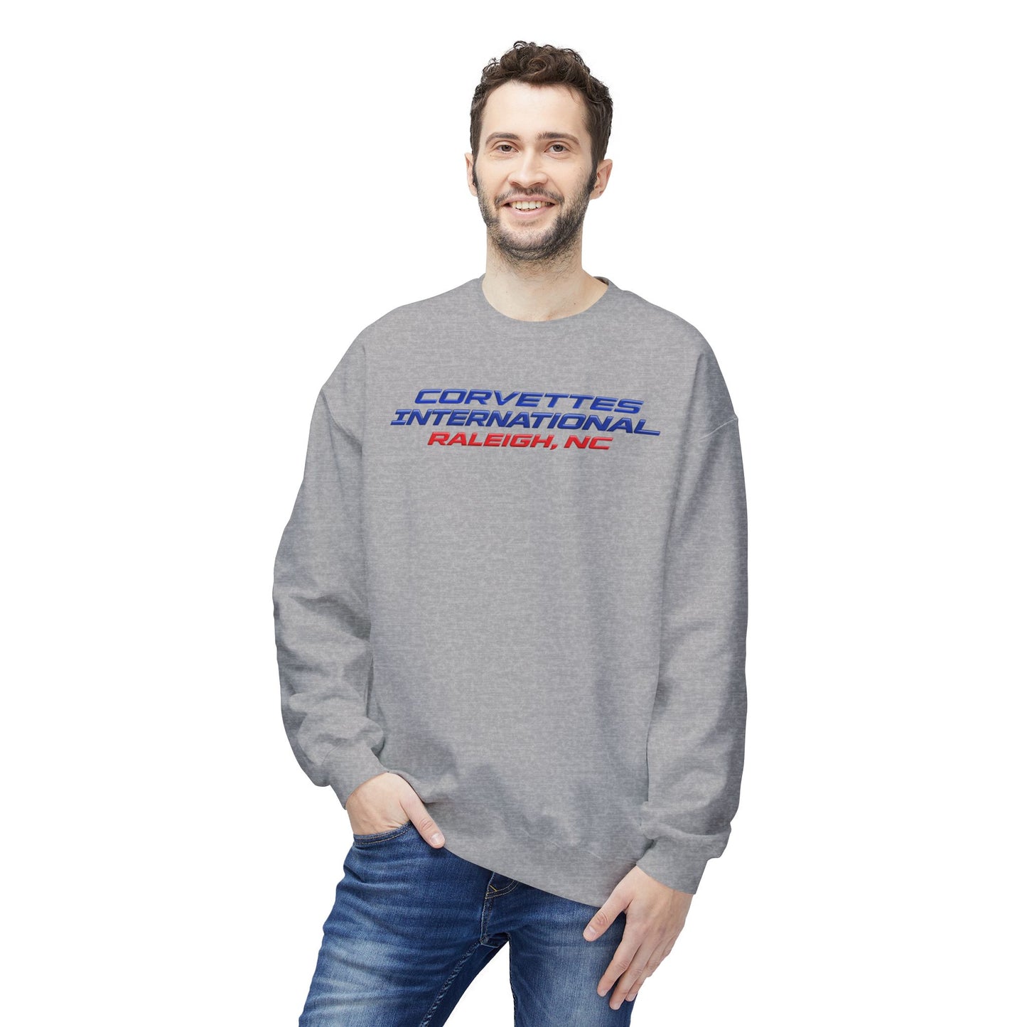 Corvettes International Raleigh, NC Unisex Midweight Softstyle Fleece Crewneck Sweatshirt