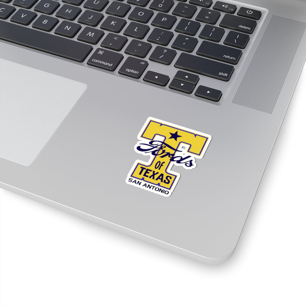 T Fords of Texas (transparent or white) Kiss-Cut Stickers - Great for your "T" or trailer