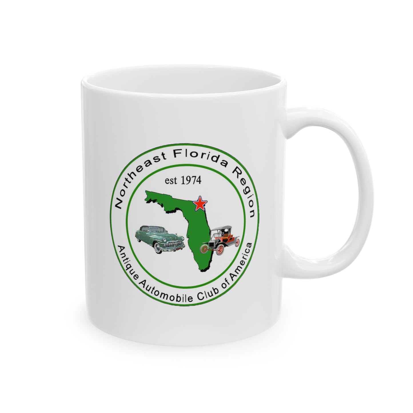 Northeast Florida Region AACA Ceramic Mug - Ideal for Enthusiasts & Gift Giving