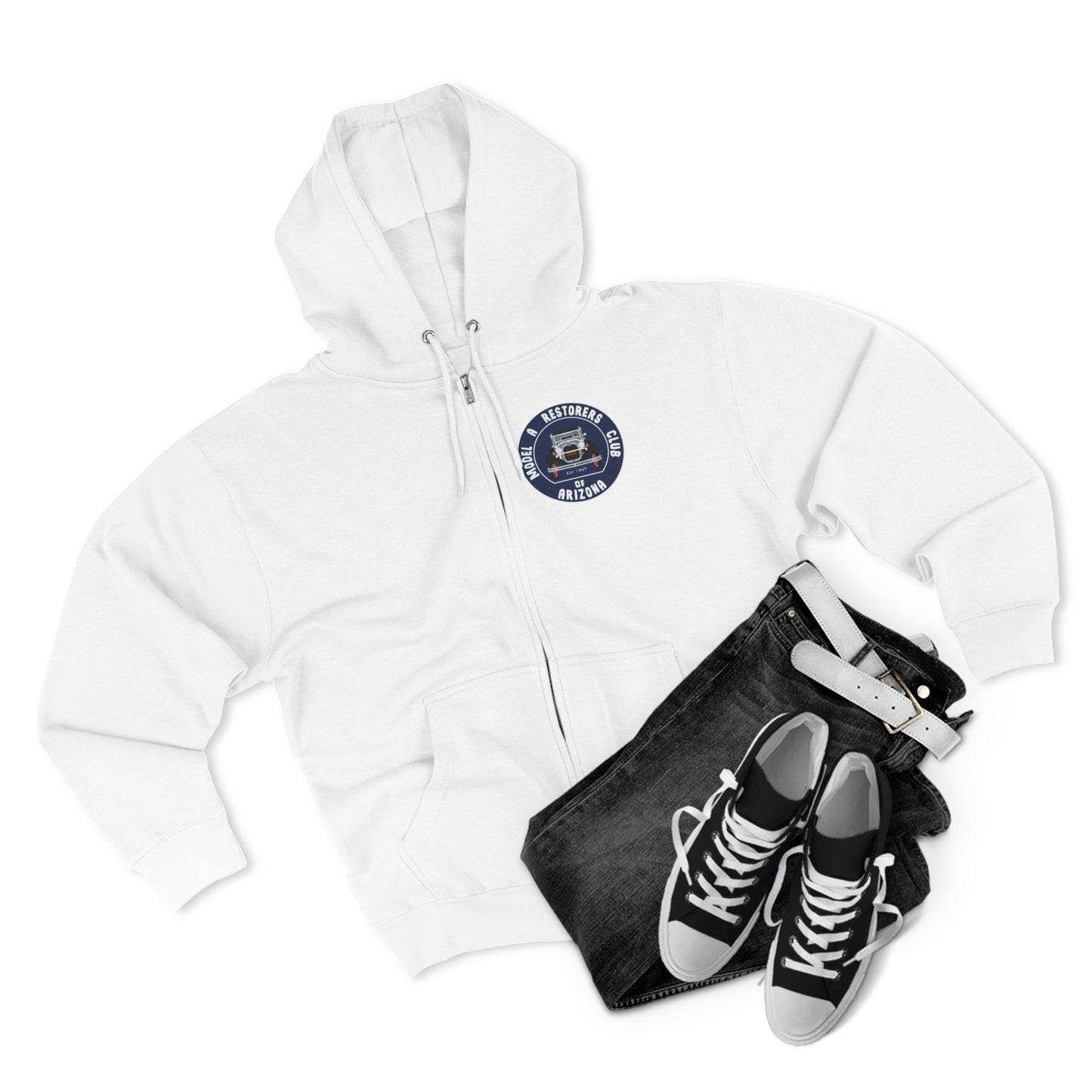 MARC of Arizona Unisex Zip Hoodie - Model A Restorers Club Arizona