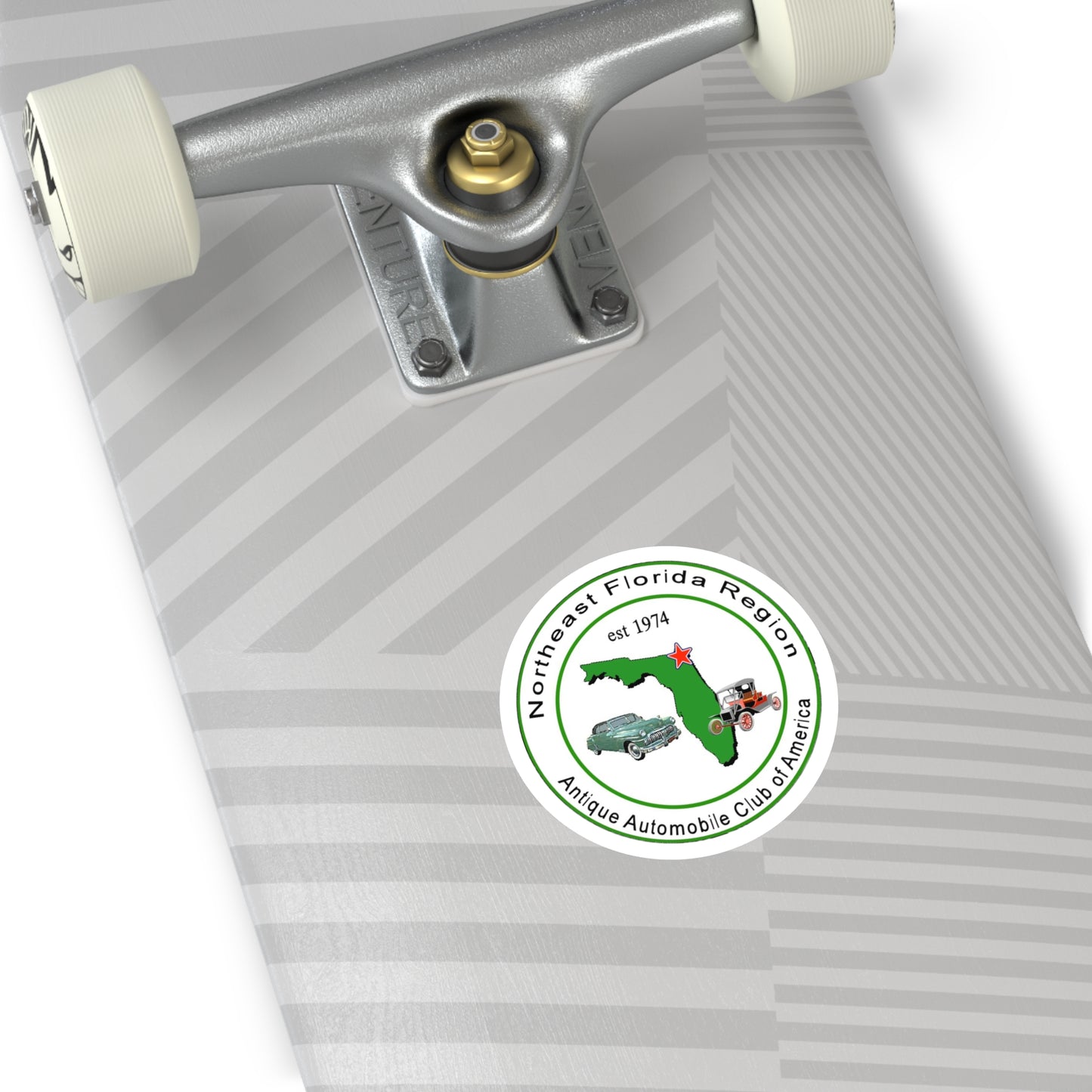 Northeast Florida Region AACA Round Stickers - Perfect for Enthusiasts & Collectors