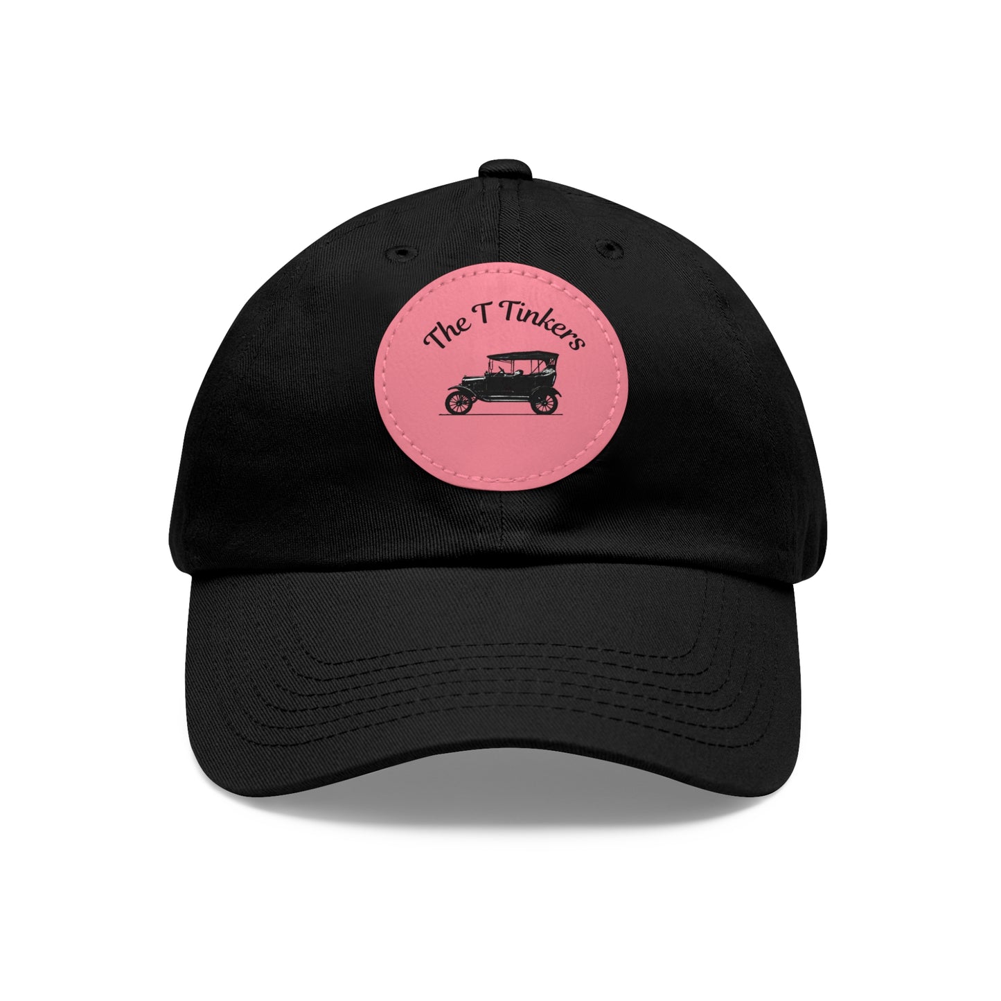 The T Tinkers of Southern NJ - Dad Hat with Leather Patch (Round)
