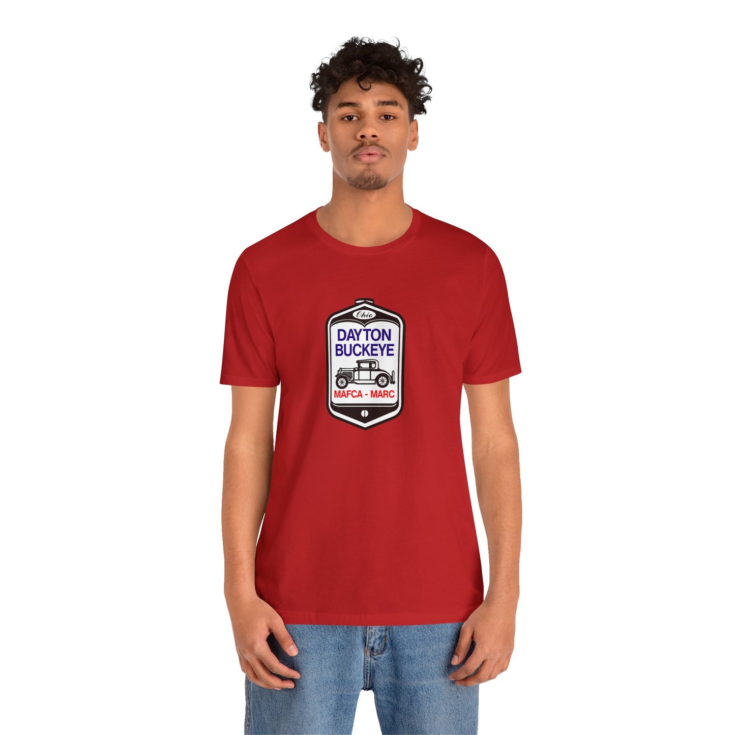 Dayton Buckeye (large front logo) Unisex Jersey Short Sleeve Tee