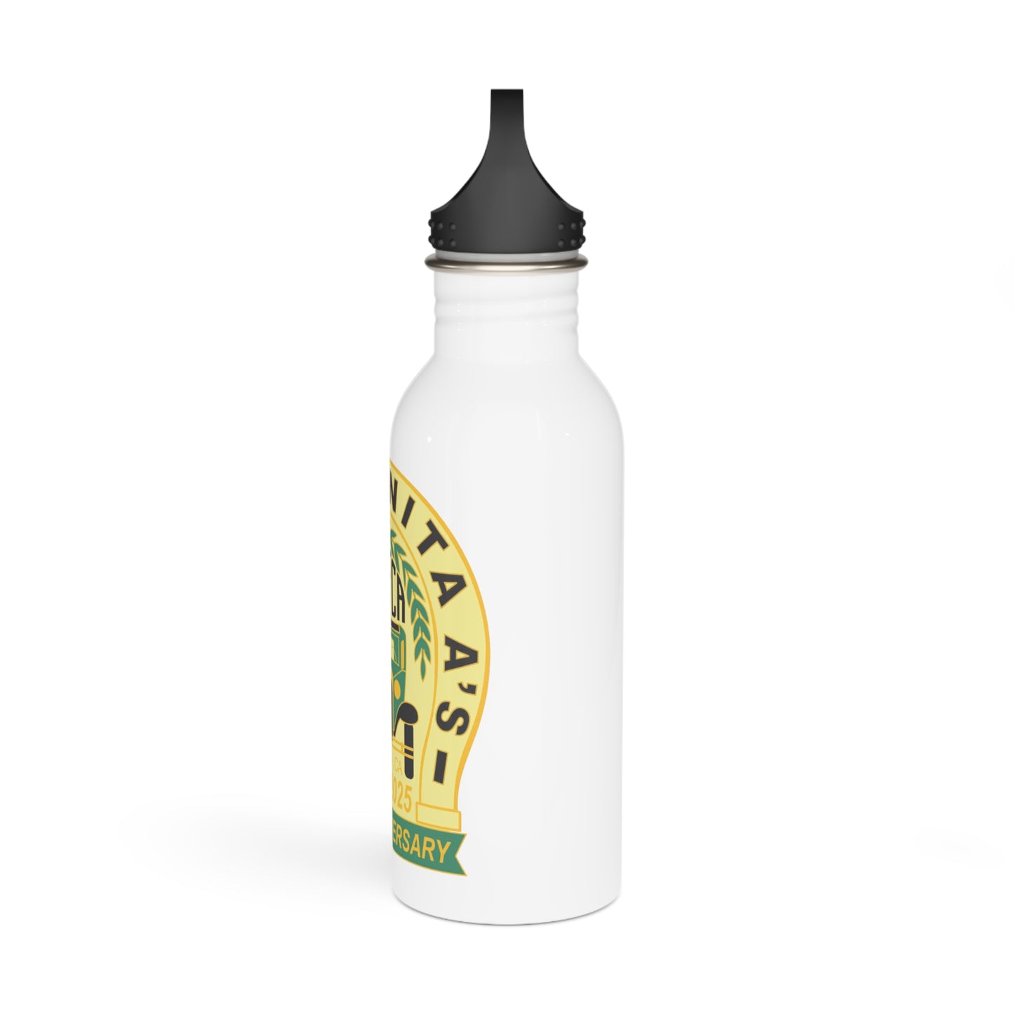 Santa Anita 50th Anniversary Classic Car Logo (1975–2025) - Water Bottle
