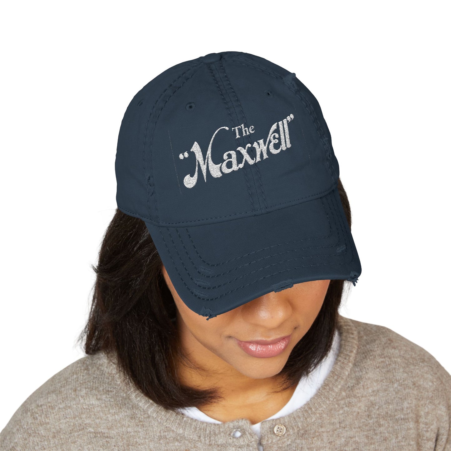 Maxwell Briscoe Motor Club - Distressed Dad Hat with Custom Embroidery