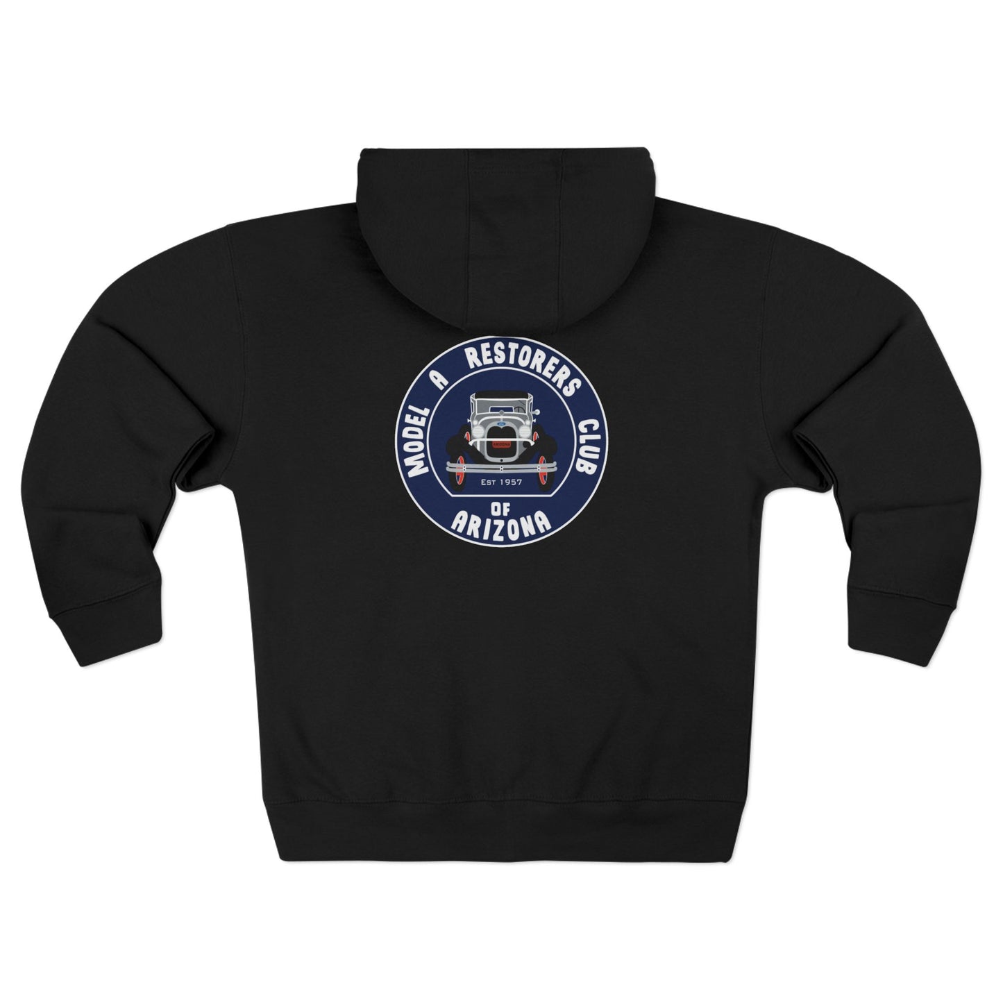 MARC of Arizona Unisex Zip Hoodie - Model A Restorers Club Arizona
