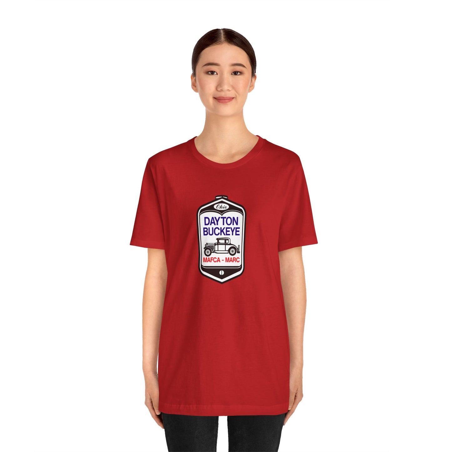 Dayton Buckeye (large front logo) Unisex Jersey Short Sleeve Tee