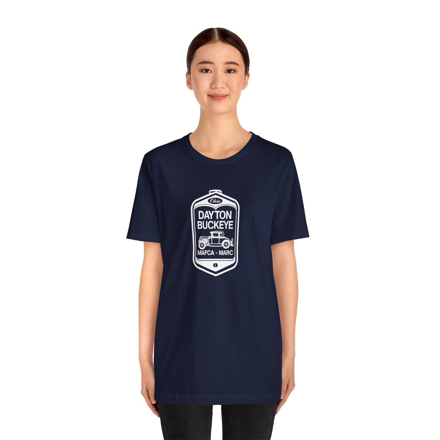 Dayton Buckeye (large front logo) Unisex Jersey Short Sleeve Tee