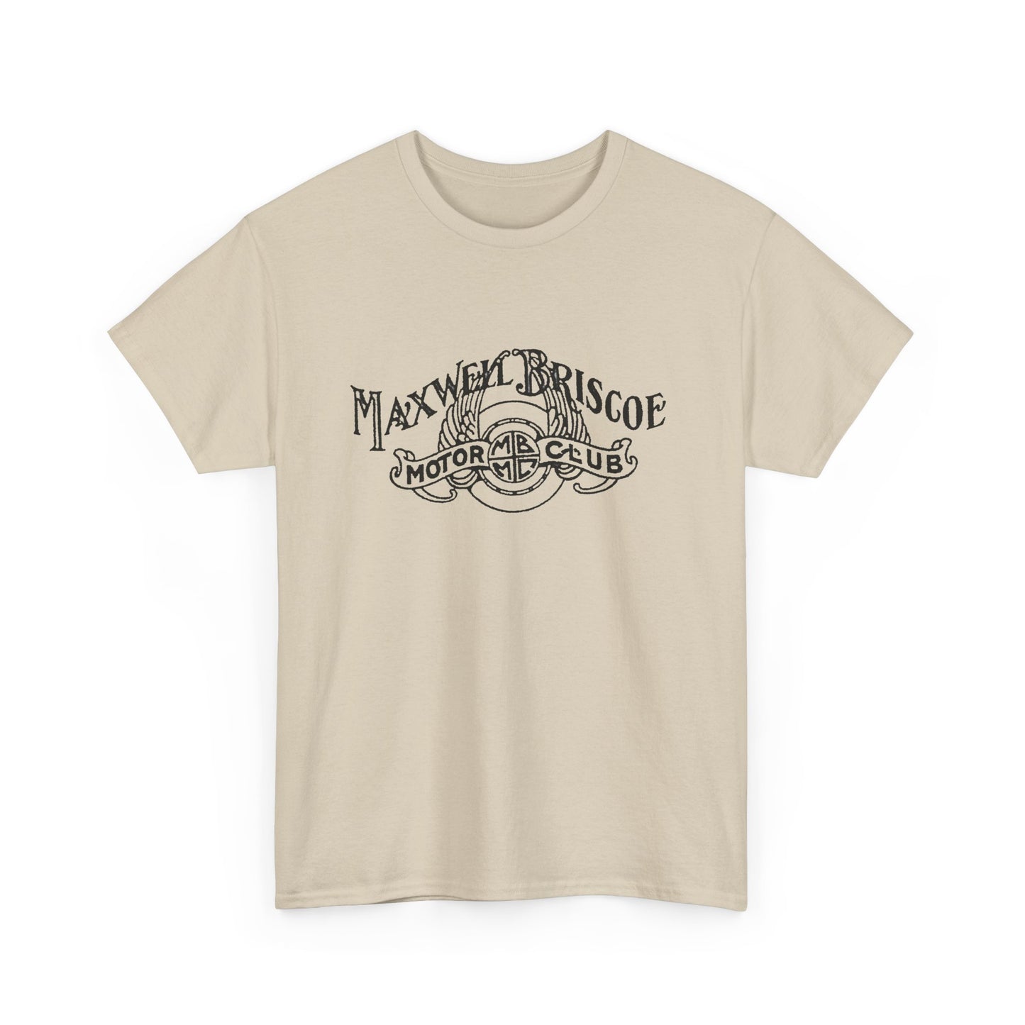 Maxwell Briscoe Motor Club - Classic Unisex Heavy Cotton Shirt, Perfect for Auto Enthusiasts, Casual Wear, Great Gift for Car Lovers