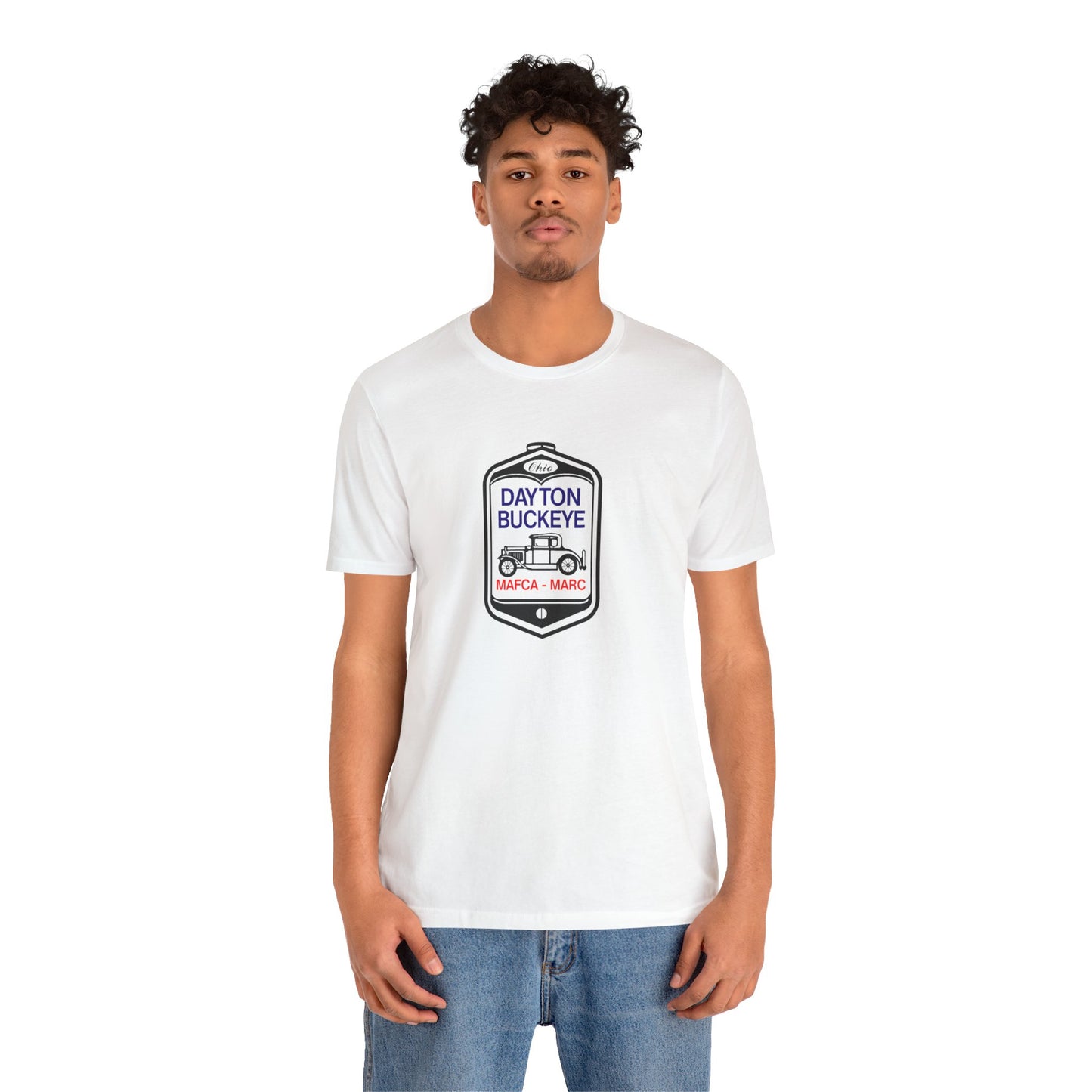 Dayton Buckeye (large front logo) Unisex Jersey Short Sleeve Tee