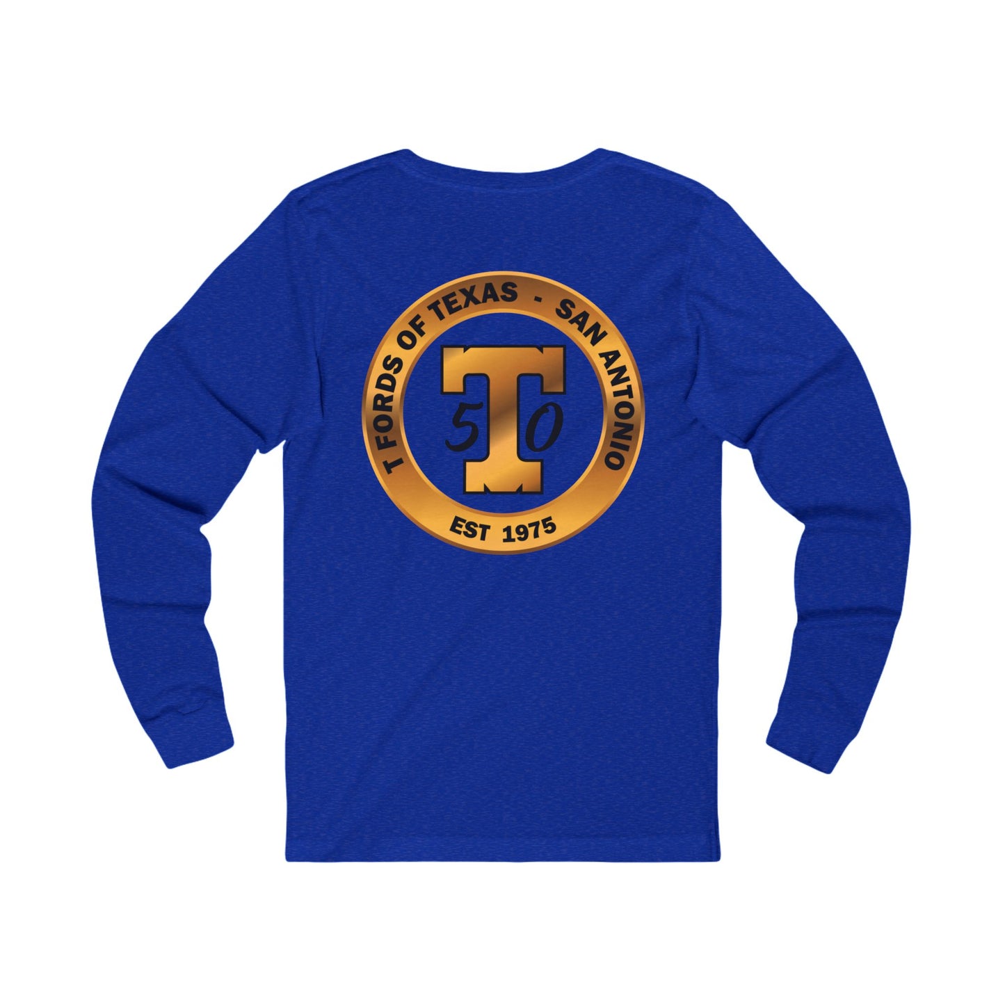T Fords of Texas Anniversary Unisex Jersey Long Sleeve Tee - Retro Style Shirt