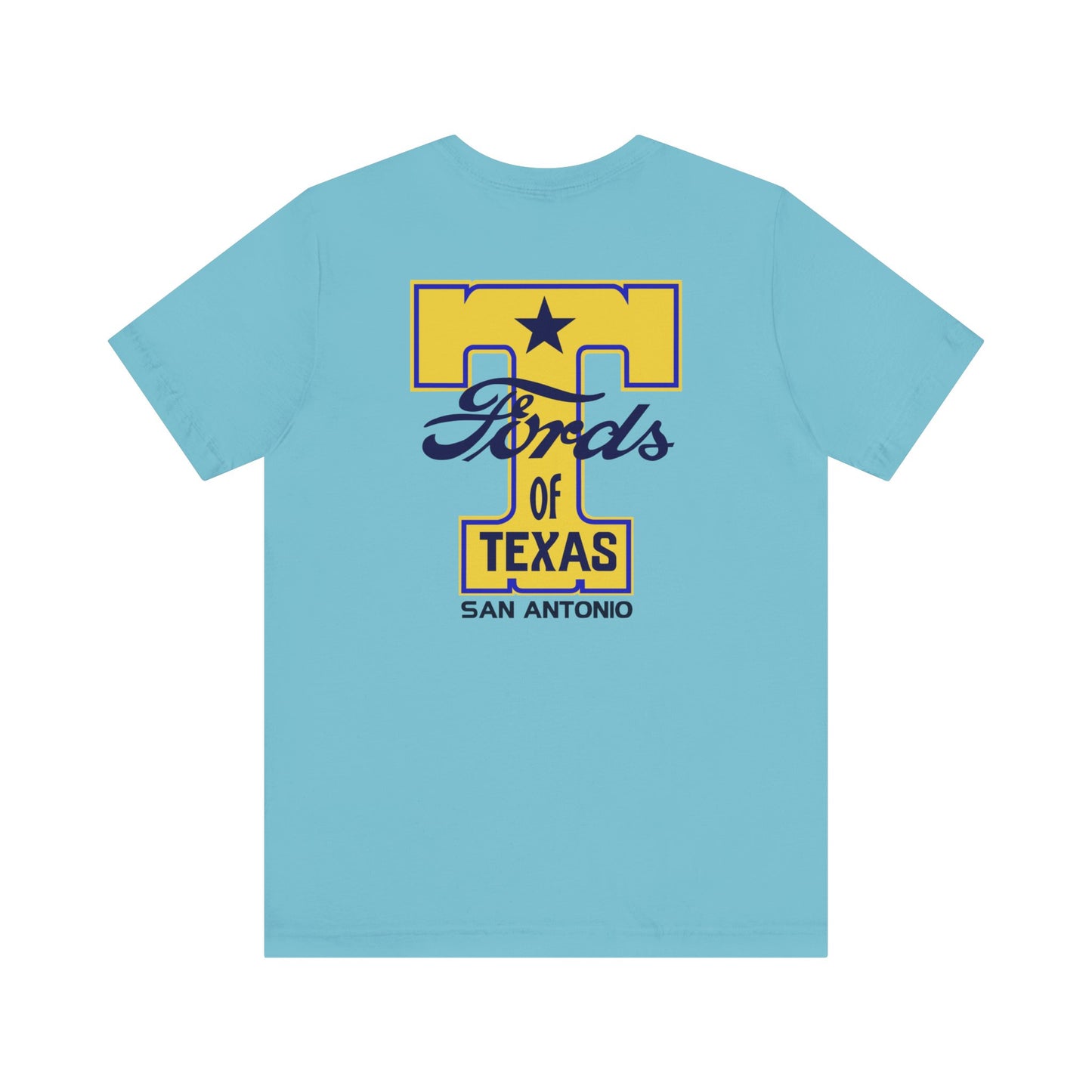 T Fords of Texas (front and back print) Unisex Jersey Short Sleeve Tee