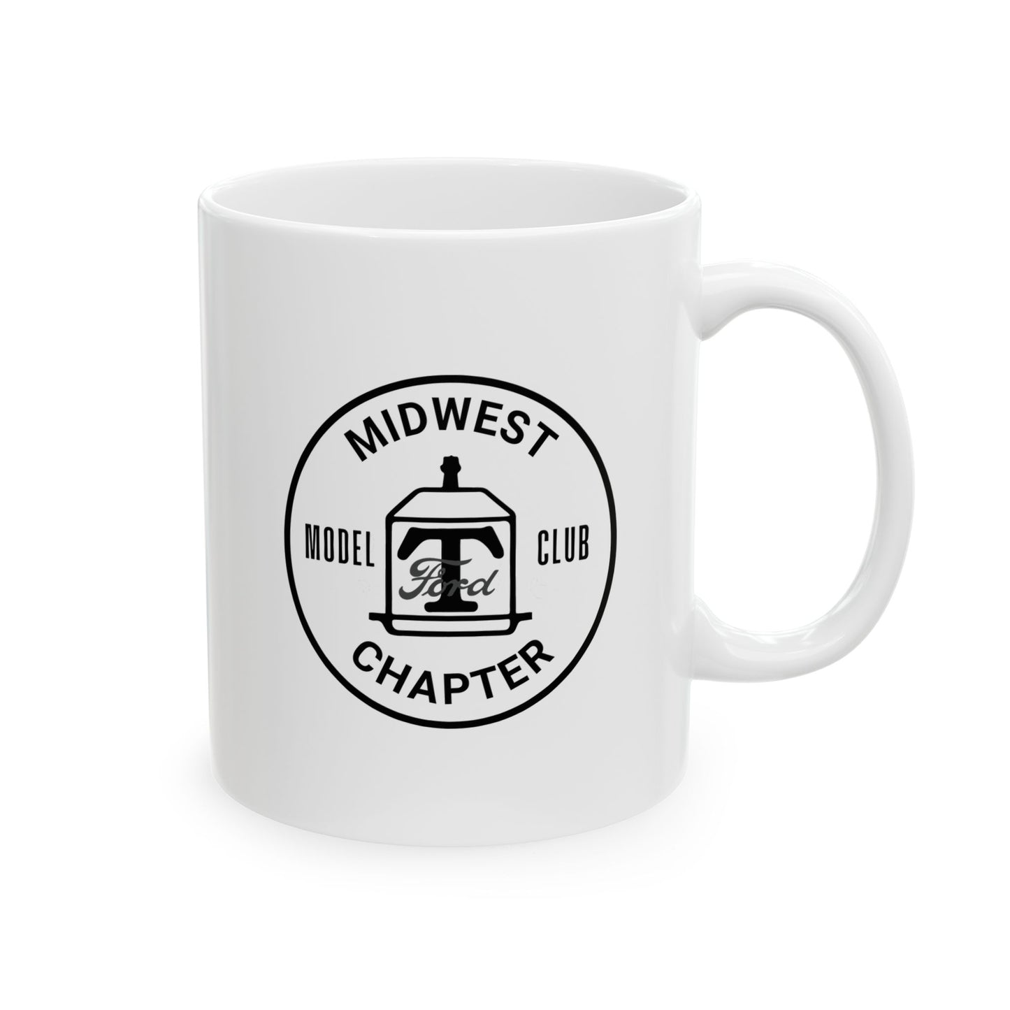 Midwest Chapter - The Model T Ford Club Ceramic Mug, (11oz, 15oz)