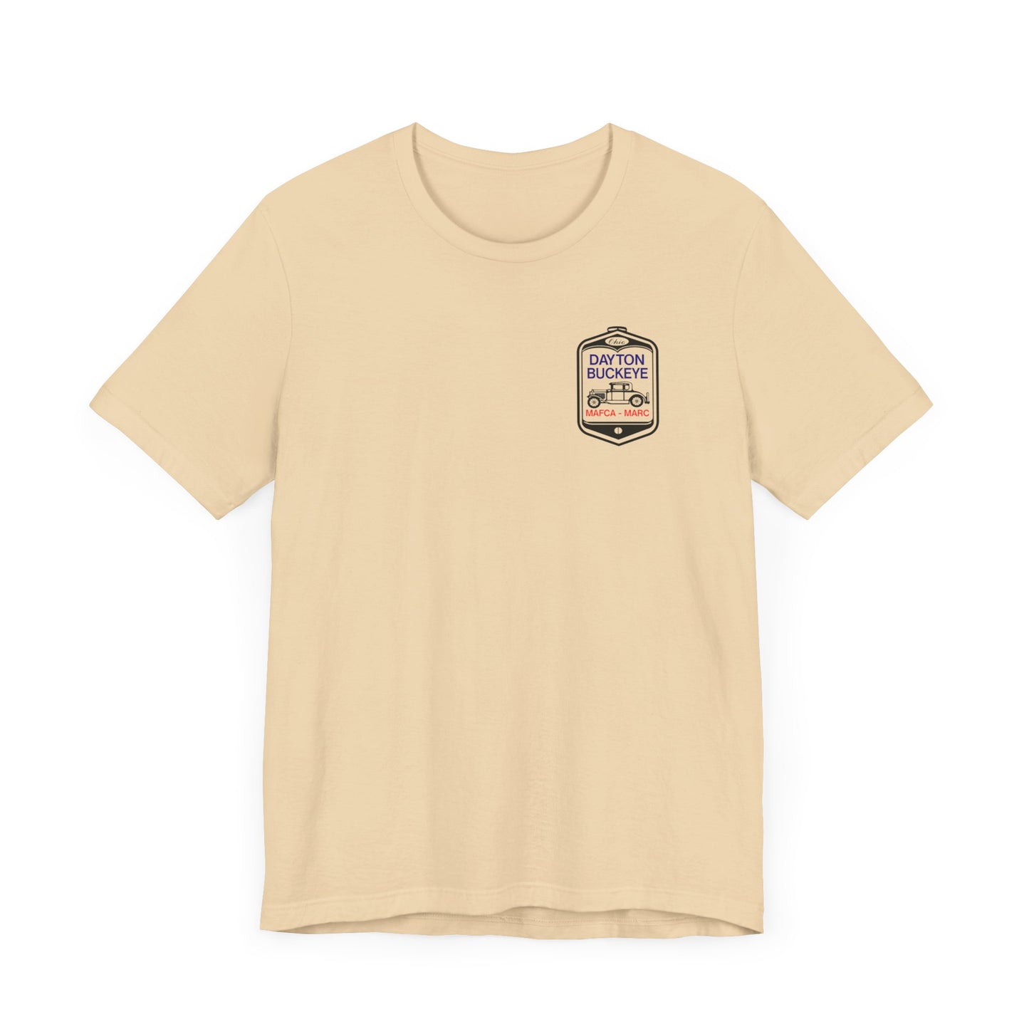 Dayton Buckeye (small single logo) Unisex Jersey Short Sleeve Tee
