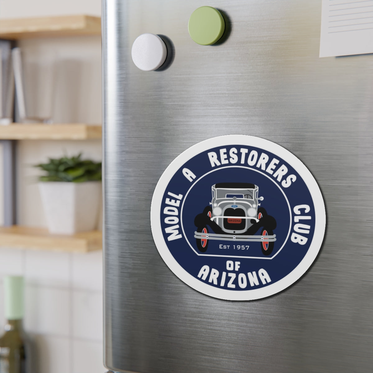 Model A Restorers Club of Arizona Die-Cut Magnet - Great for your car trailer!
