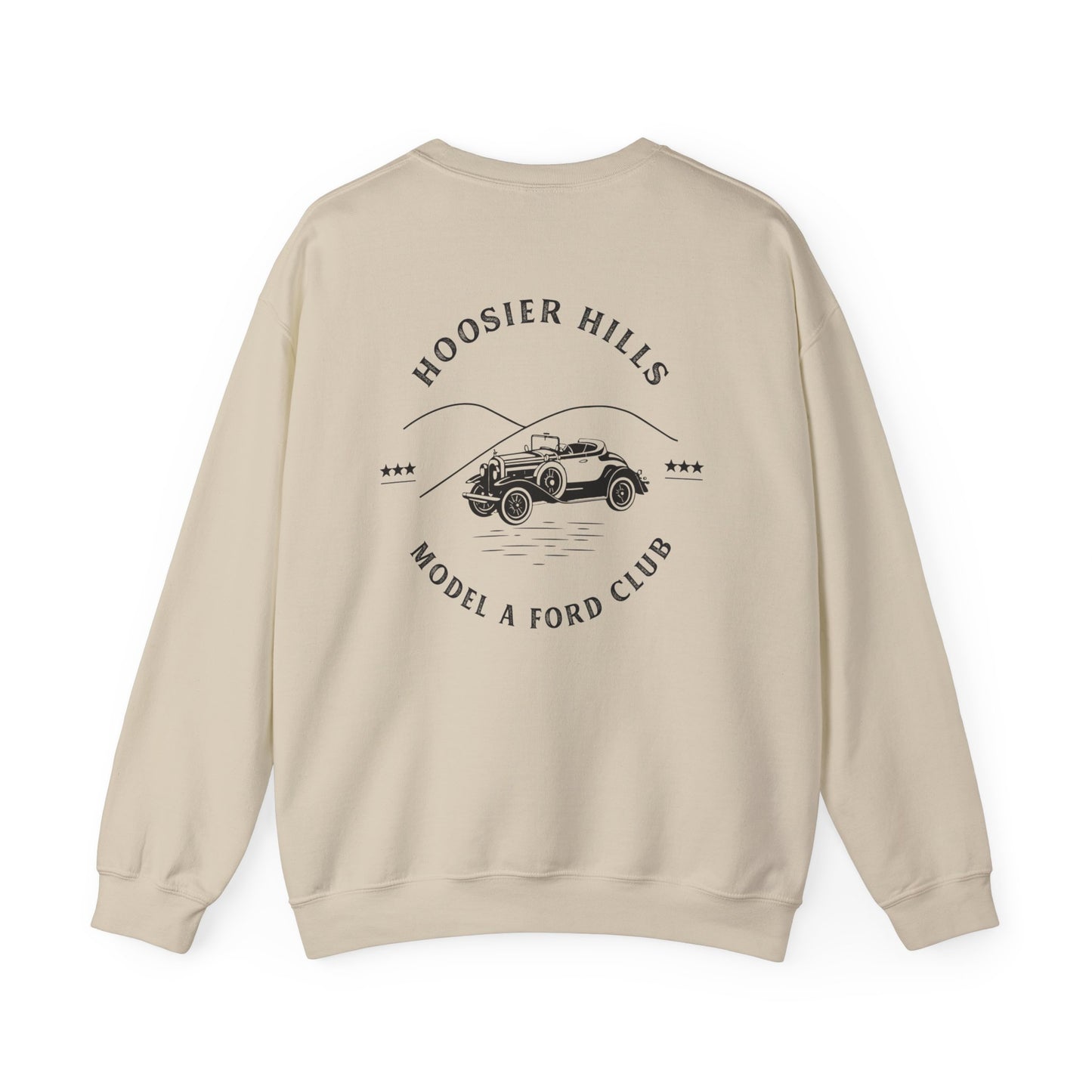 Hoosier Hills Model A Ford Club Unisex Heavy Blend™ Crewneck Sweatshirt