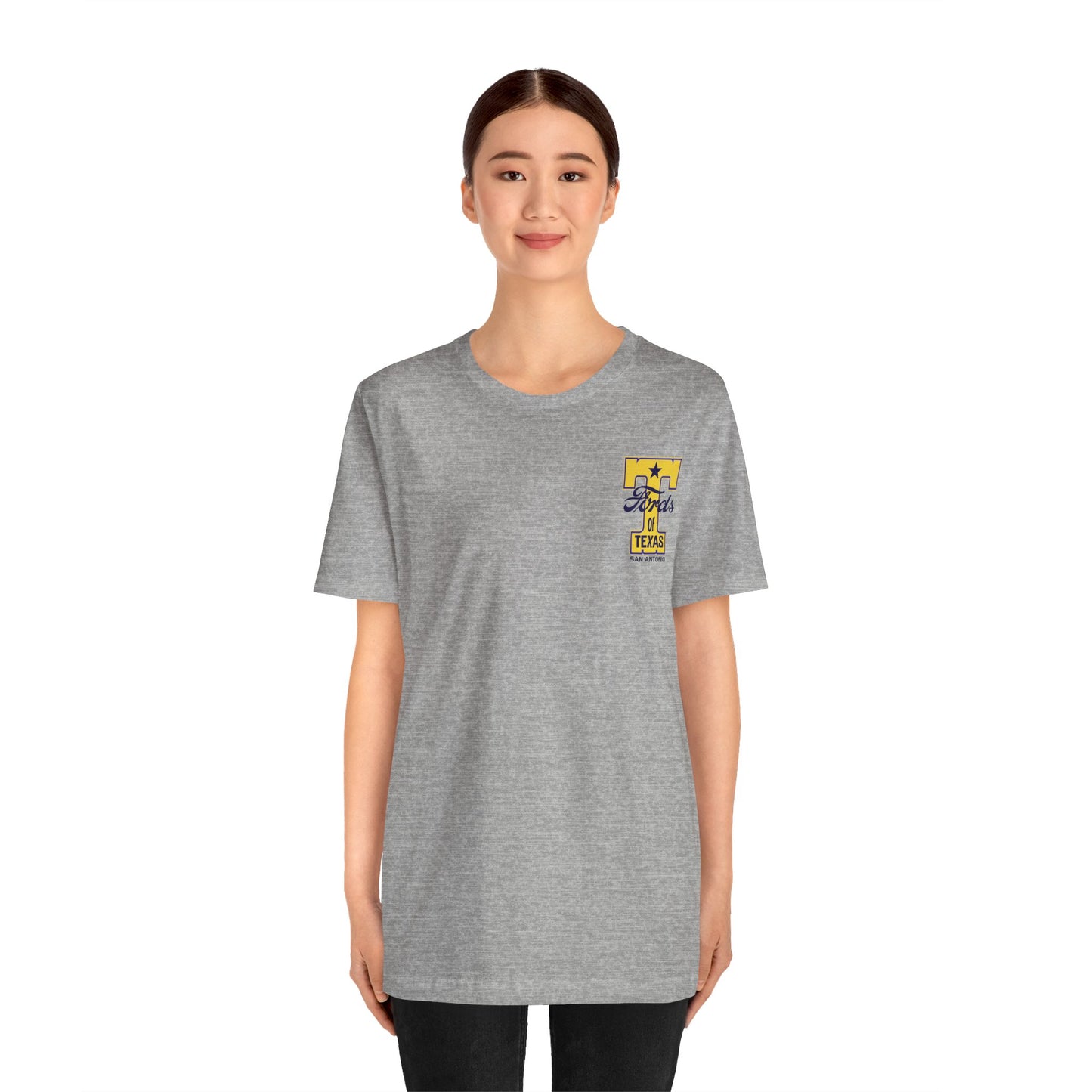 T Fords of Texas (front and back print) Unisex Jersey Short Sleeve Tee