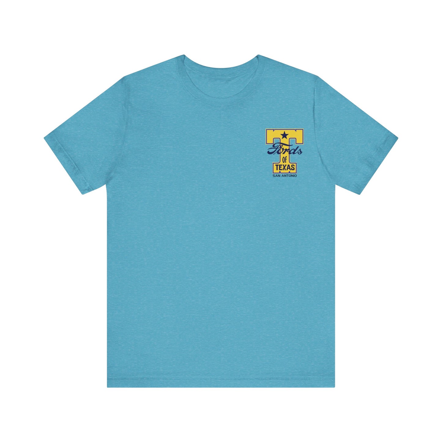 T Fords of Texas (front and back print) Unisex Jersey Short Sleeve Tee