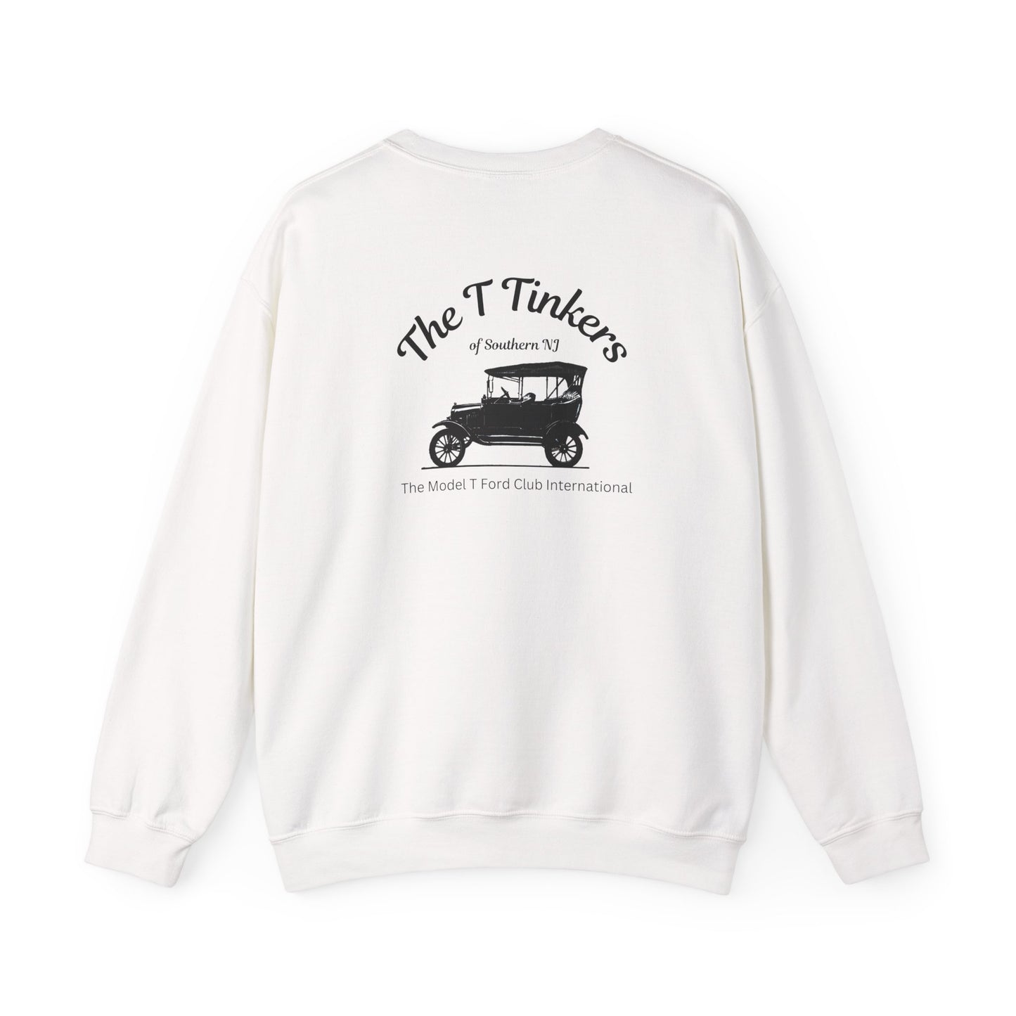 The T Tinkers of Southern NJ (front and back print) Unisex Heavy Blend™ Crewneck Sweatshirt